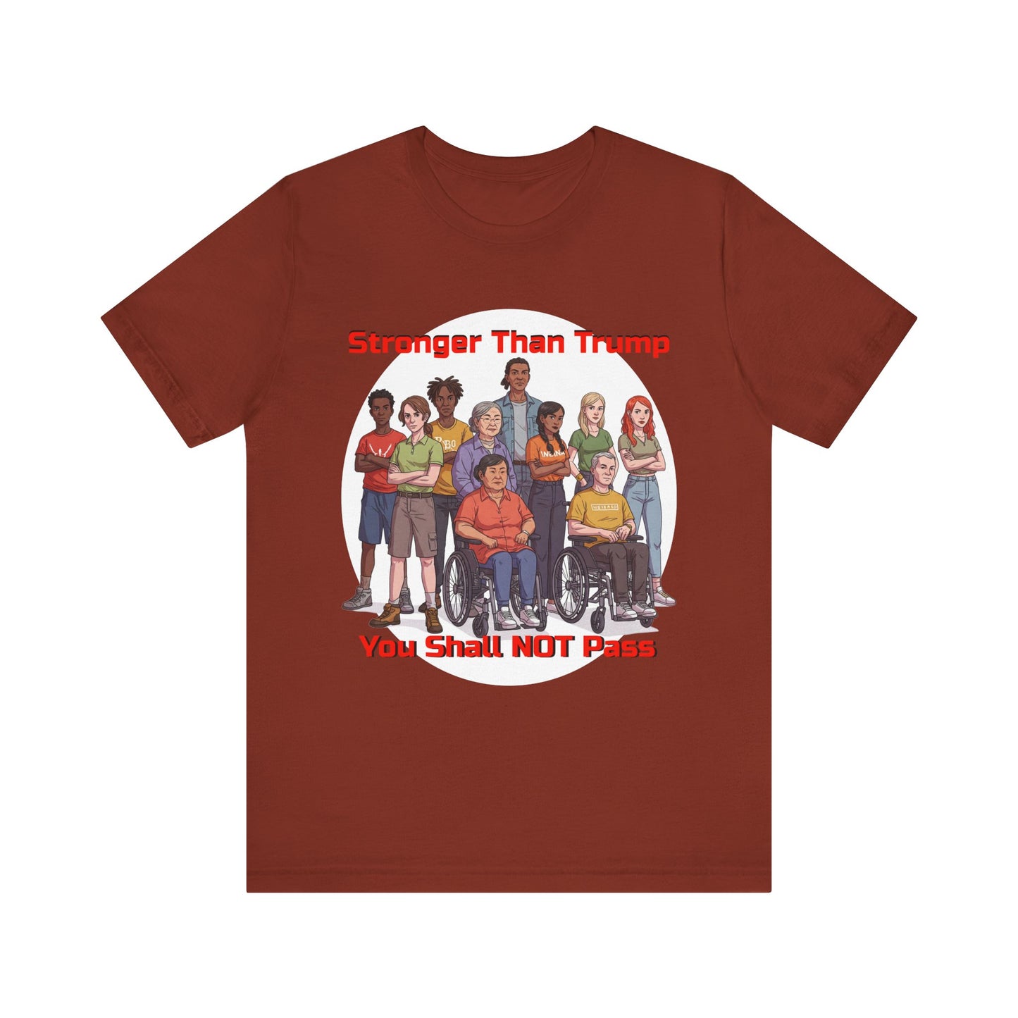 Stronger Than Trump Graphic Tee | Unisex Jersey Short Sleeve Shirt - Protest Tee - Activist Wear - Schmartypants