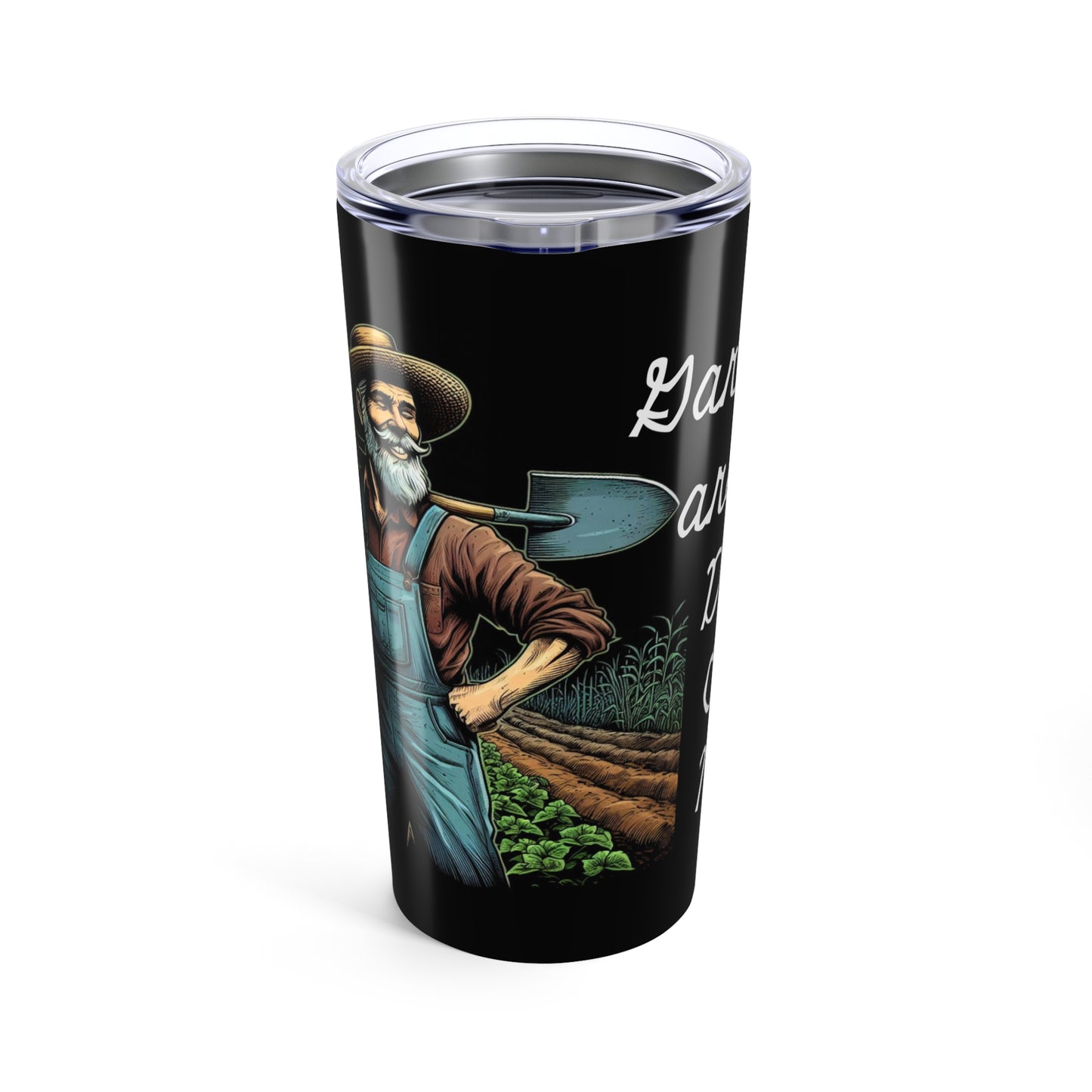Gardener's 20oz Tumbler - Funny Farmer Design for Garden Lovers and Dads - Schmartypants