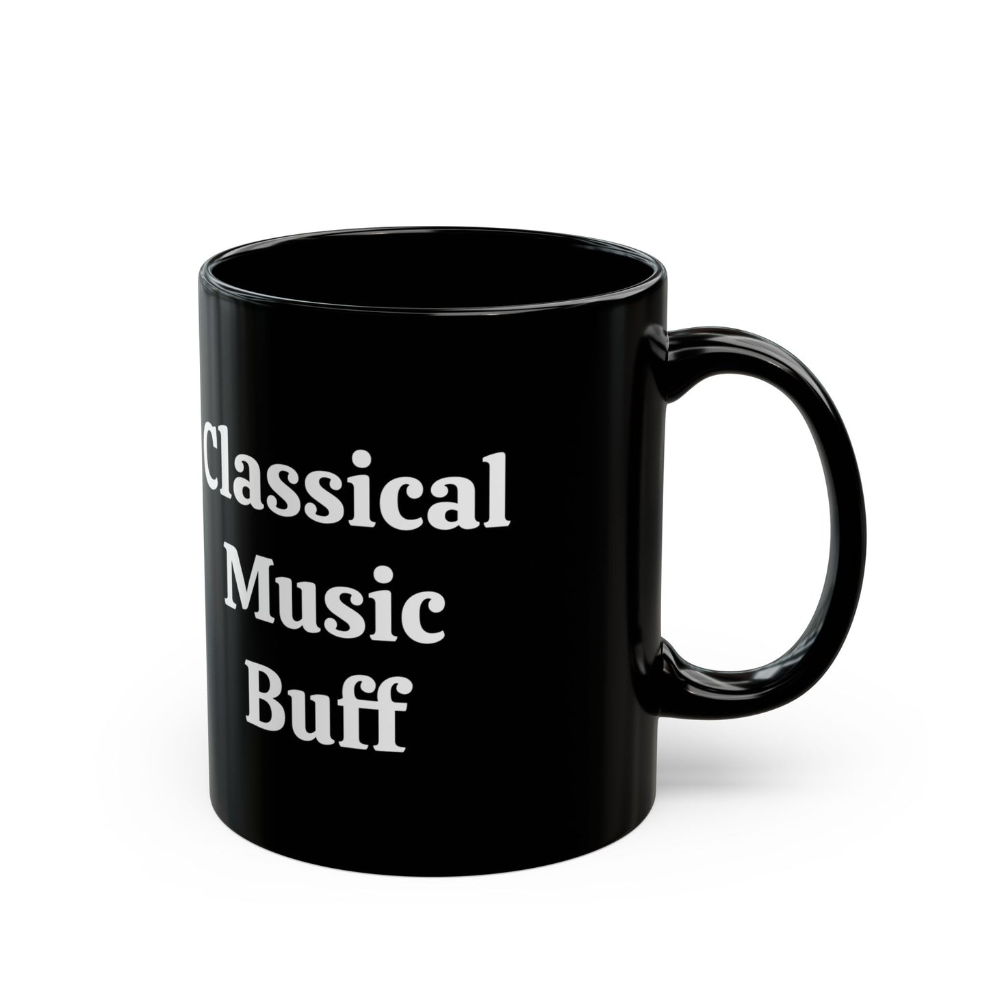 'Classical Music Buff' Mug - 11oz & 15oz, Funny Perfect Gift for Musicians, Music Lovers, Coffee Enthusiasts, Birthday, Celebration, Home Decor, Symphony - Schmartypants