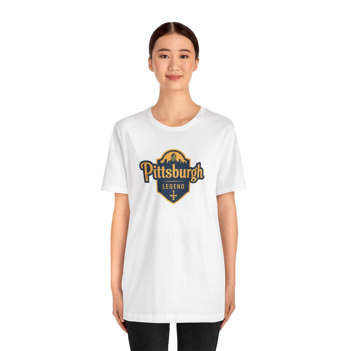Pittsburgh Legend Tee - Unisex Jersey Short Sleeve T-Shirt, Perfect for Sports Fans, Gifts, Casual Wear, Team Spirit, Pittsburgh Souvenir Tee