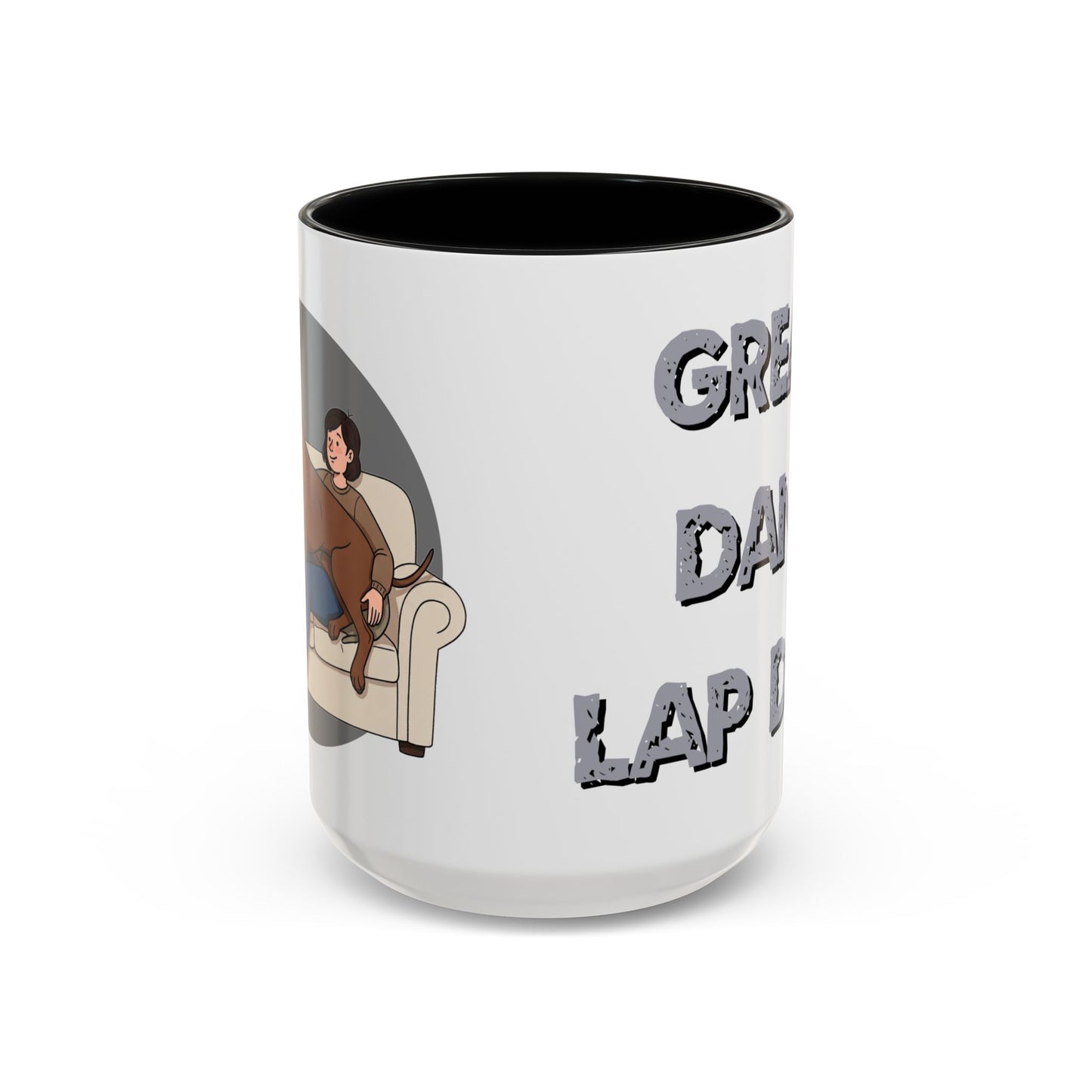 Great Dane Lap Dog Coffee Mug - Funny Pet Lover Gift - Schmartypants