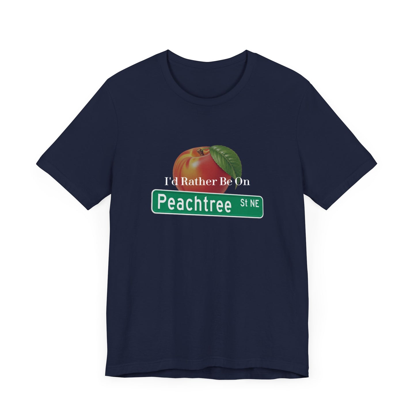 Peachtree Street Atlanta Unisex Tee, Georgia Nightlife Shirt, Atlanta Souvenir, City Life Gift, ATL Tee