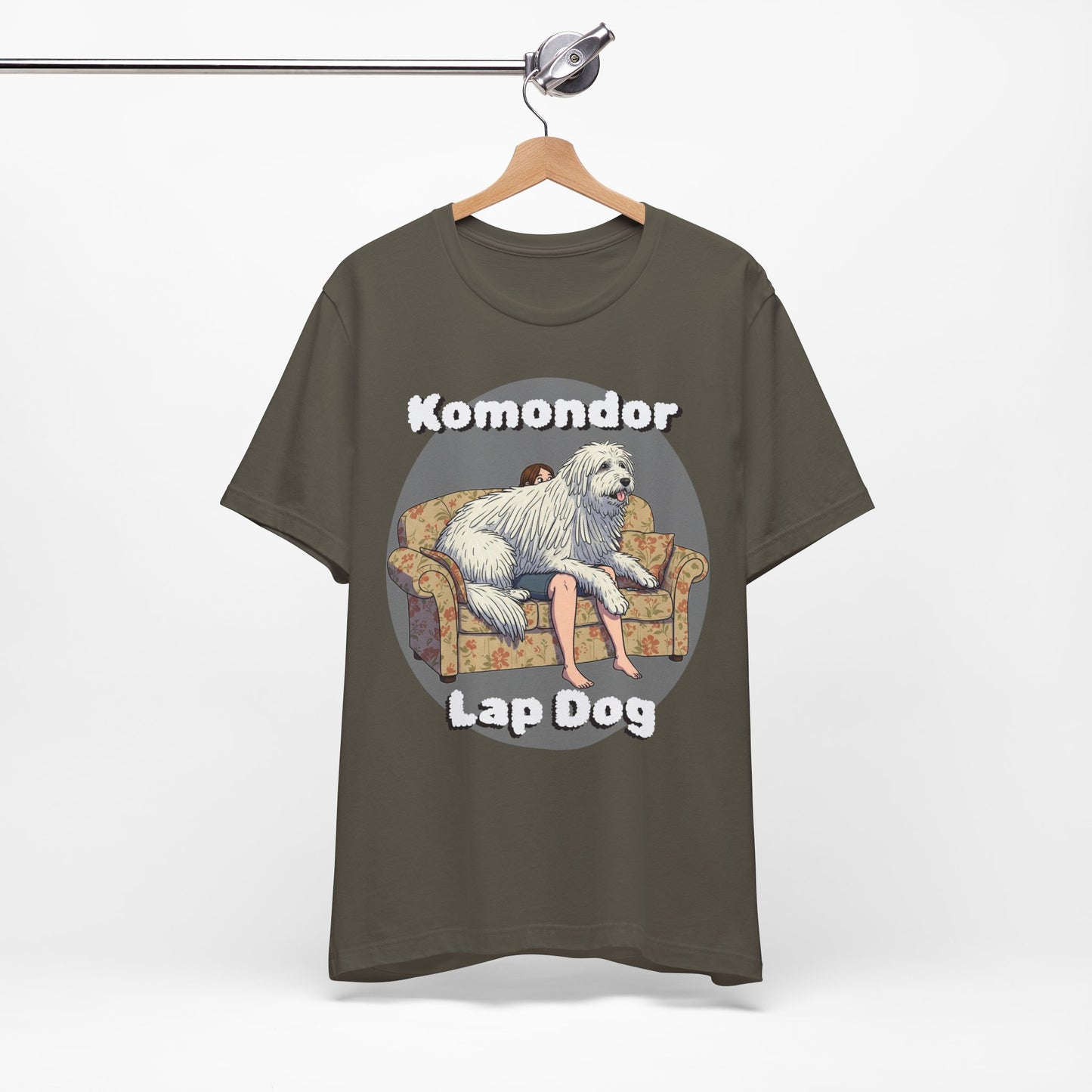 Komondor Lap Dog Unisex Tee - Funny Dog Lover's Short Sleeve Shirt - Schmartypants