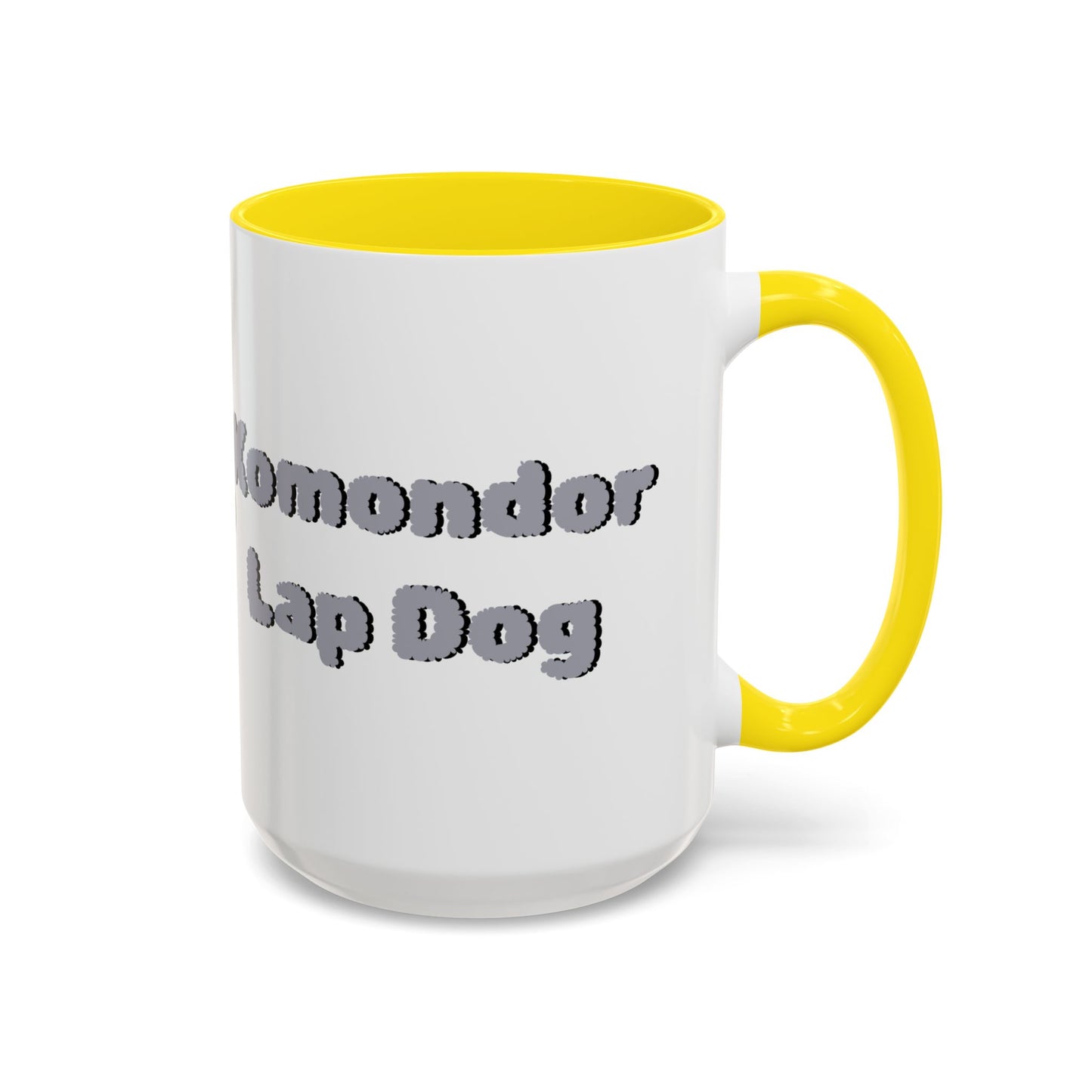 Komondor Lap Dog Coffee Mug - Funny Pet Lovers Gift - 11oz & 15oz - Schmartypants