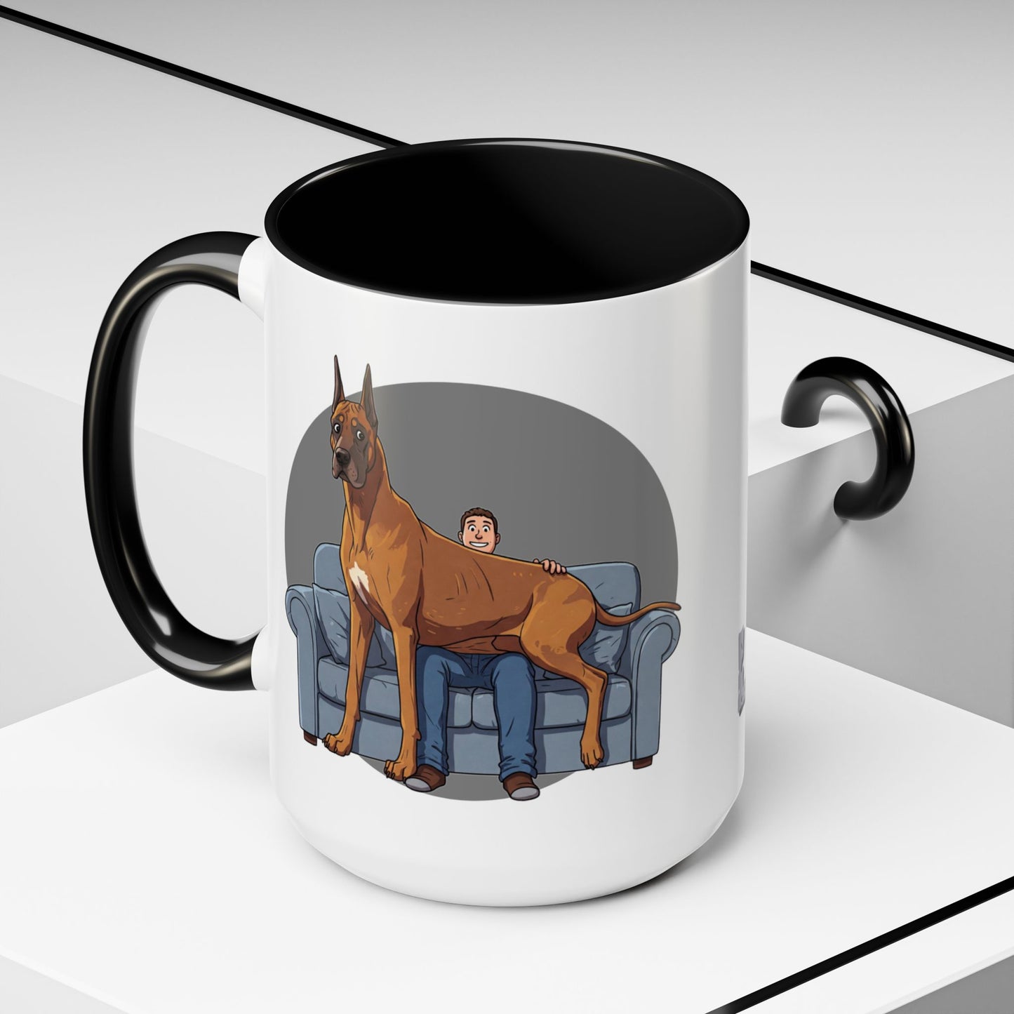 Hilarious Great Dane Lap Dog Coffee Mug - Funny Dog Lover Gift - Schmartypants