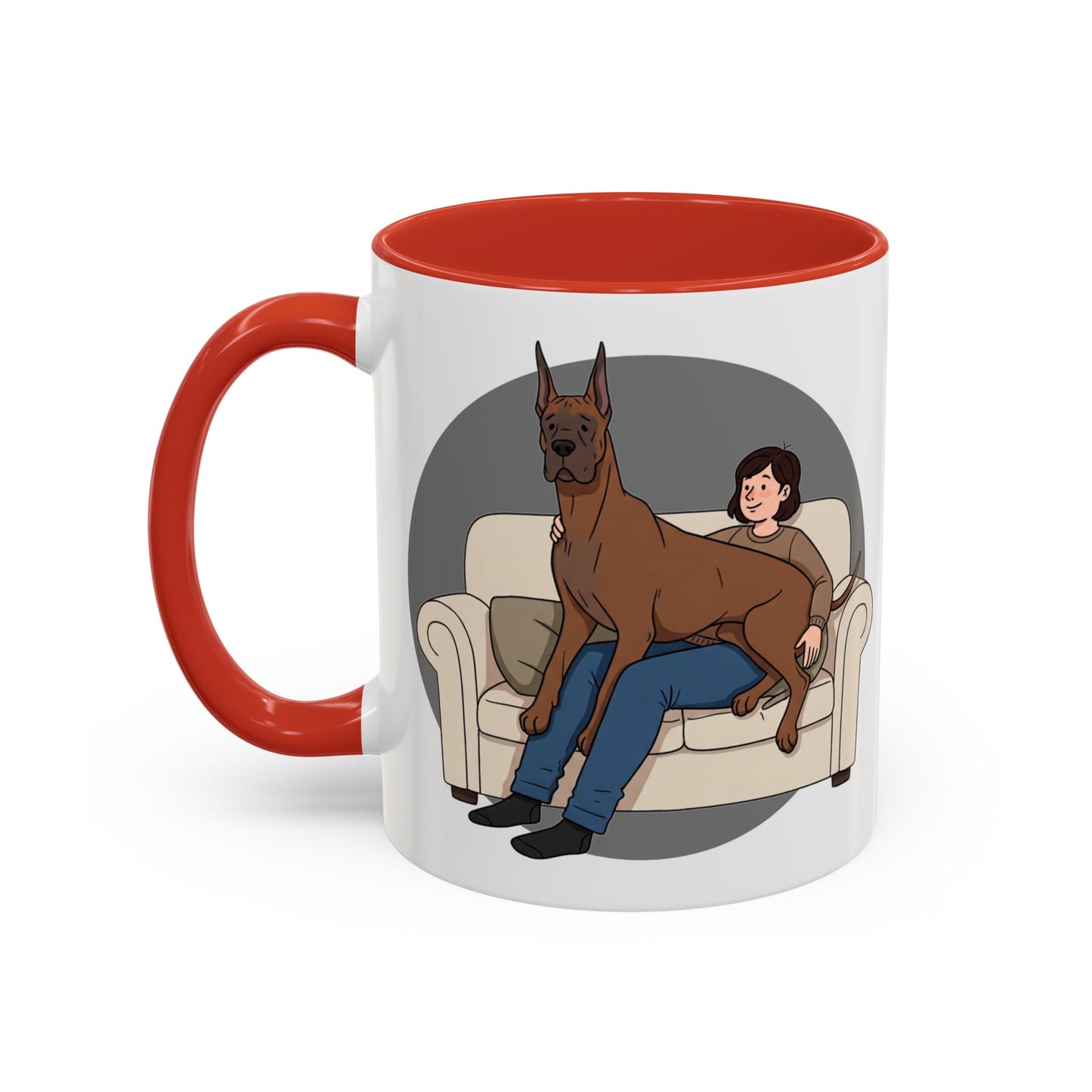 Great Dane Lap Dog Coffee Mug - Funny Pet Lover Gift - Schmartypants