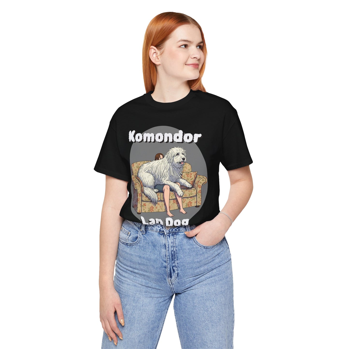 Komondor Lap Dog Unisex Tee - Funny Dog Lover's Short Sleeve Shirt - Schmartypants