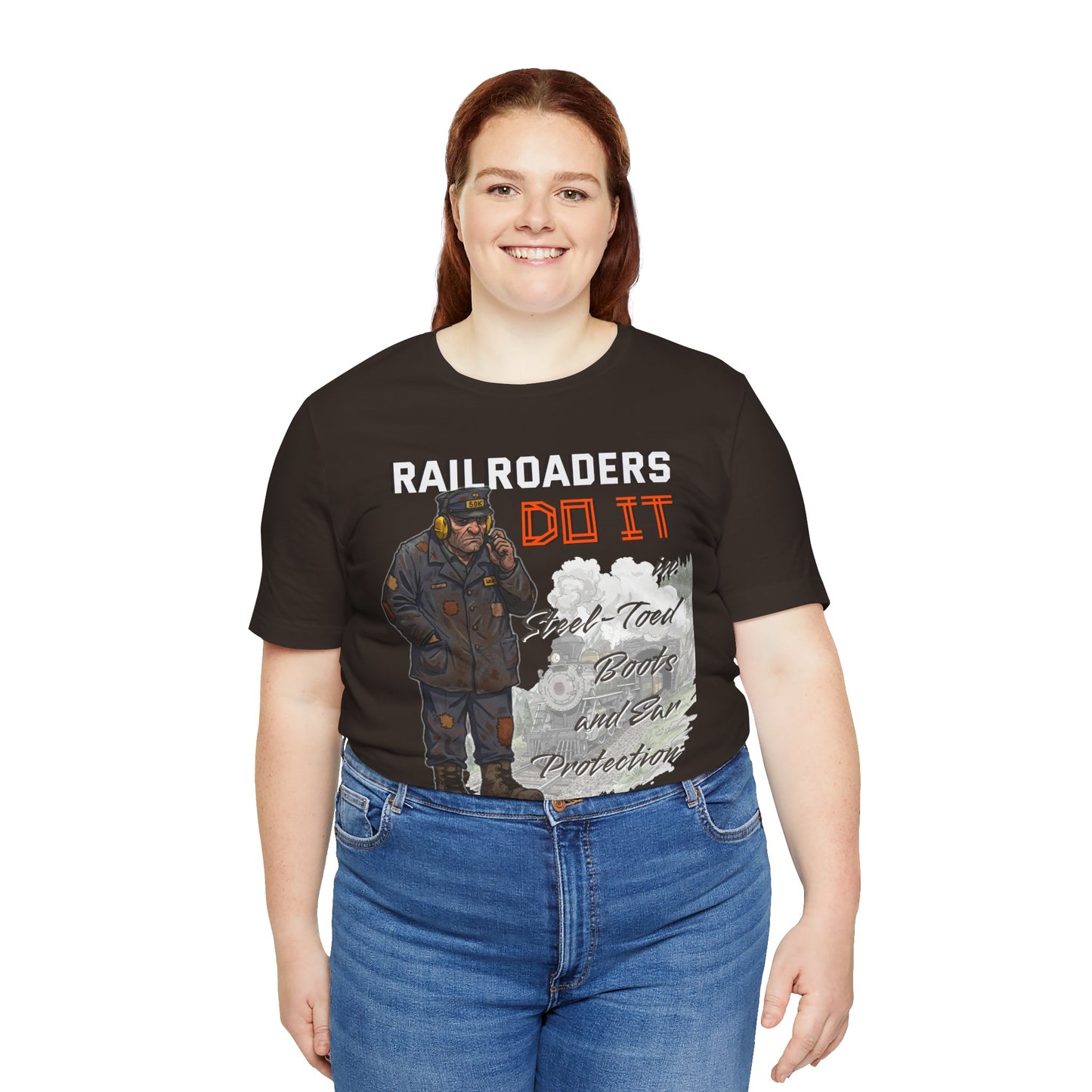 Funny Railroader Shirt, Train Lover Gift, Railroad Employee Tee, Conductor Gift, Railway Worker Shirt