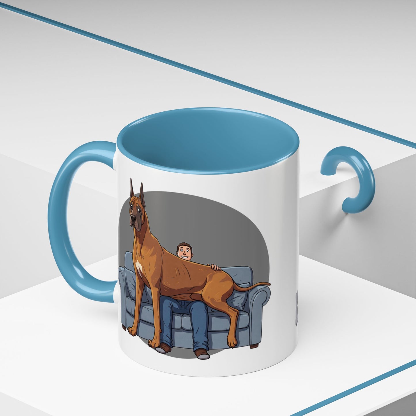 Hilarious Great Dane Lap Dog Coffee Mug - Funny Dog Lover Gift - Schmartypants