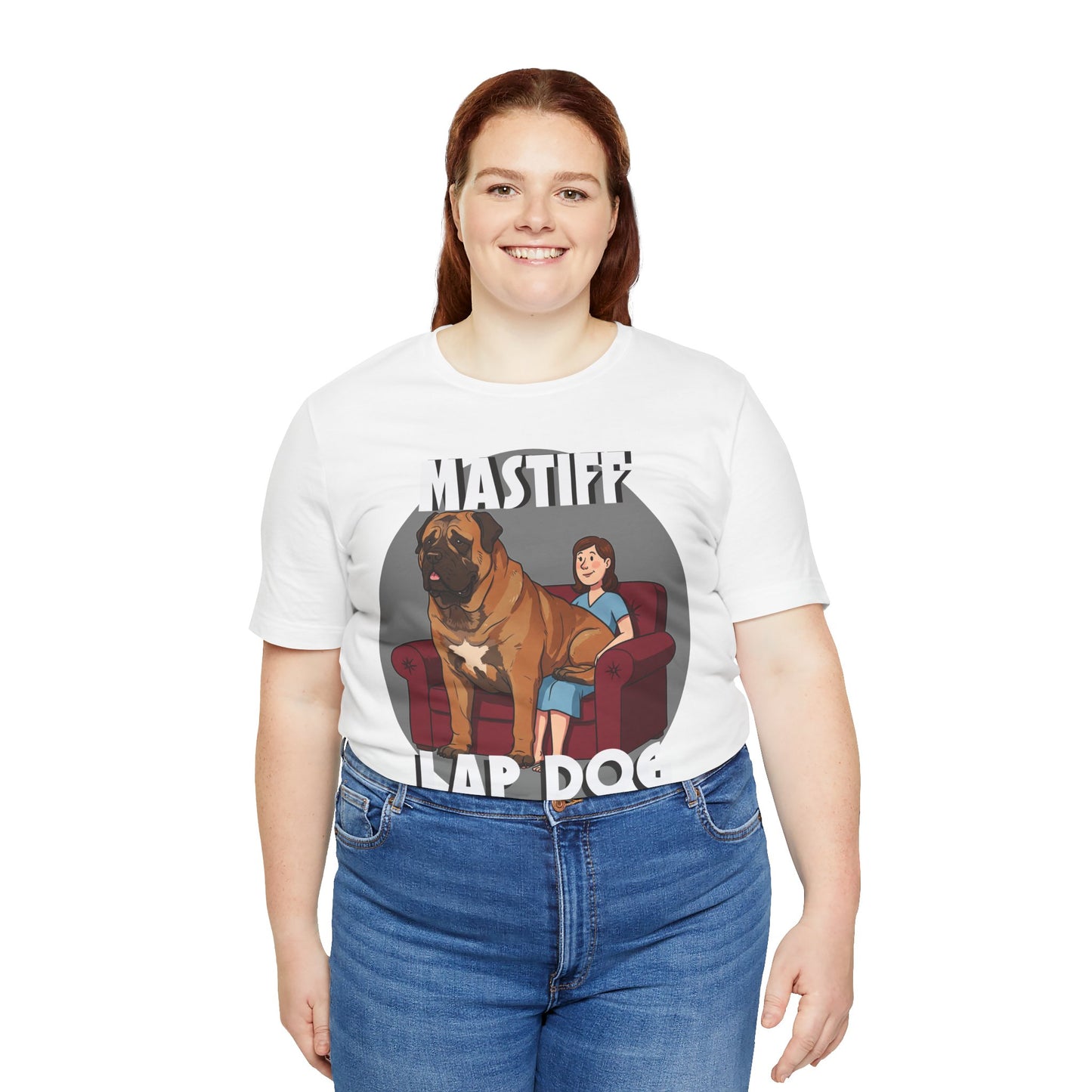 Mastiff Lap Dog T-Shirt – Hilarious and Comfy Tee for Dog Lovers - Schmartypants