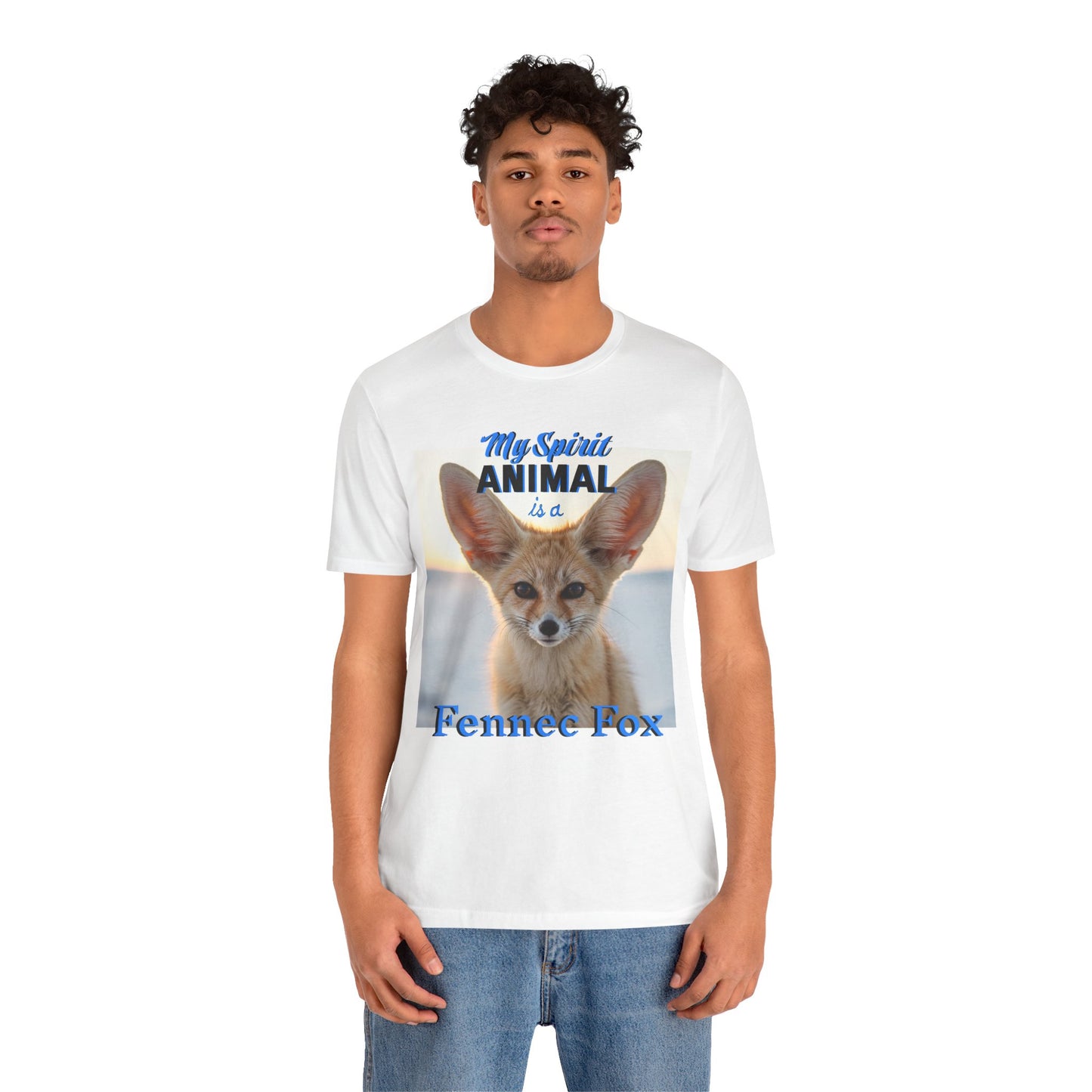 Fennec Fox Spirit Animal Tee - Unisex Short Sleeve Shirt - Fox Lovers - Schmartypants