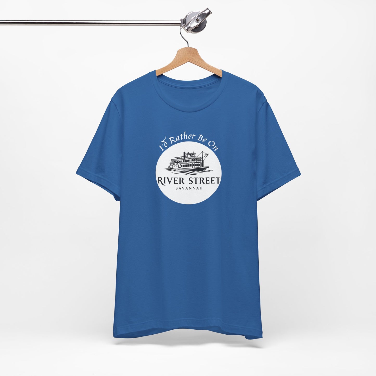 Savannah River Street Tee - I'd Rather Be On River Street, Casual T-Shirt, Travel Lover Gift, Summer Wear, Vacation Apparel, Unique Souvenir