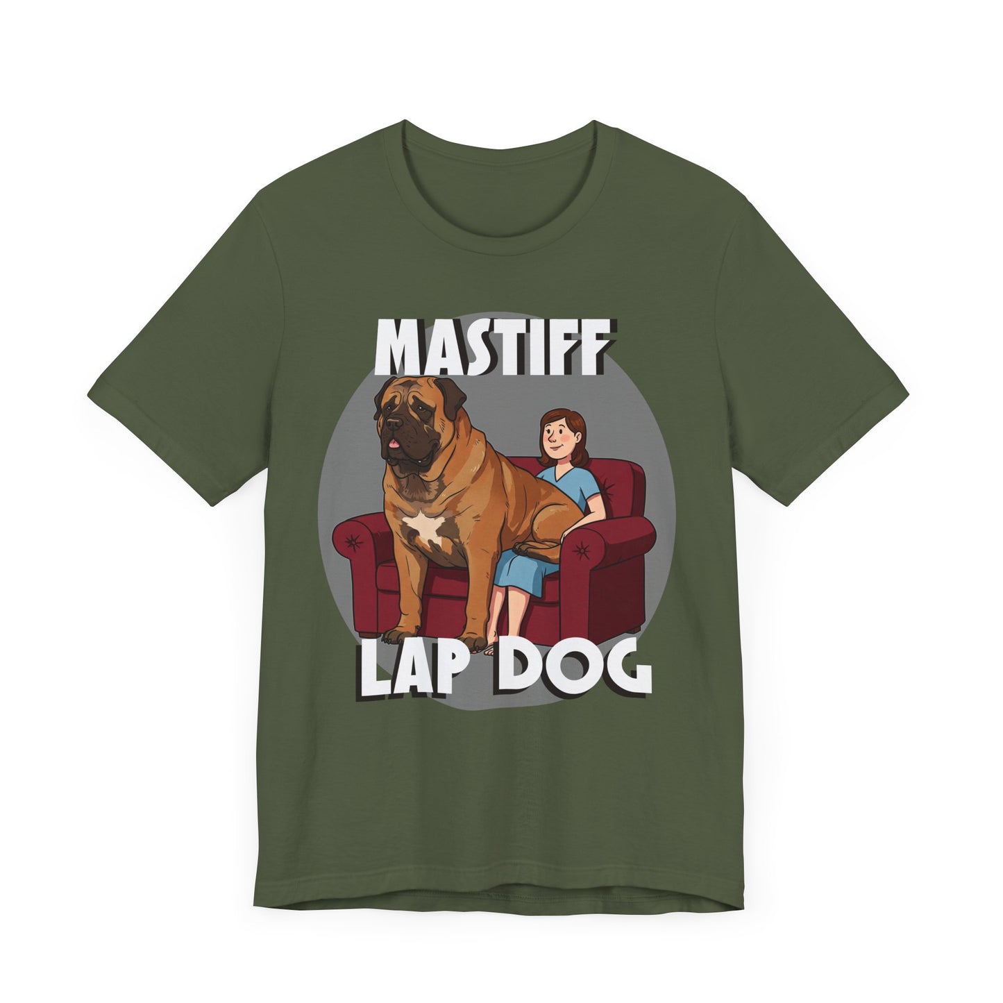 Mastiff Lap Dog T-Shirt – Hilarious and Comfy Tee for Dog Lovers - Schmartypants