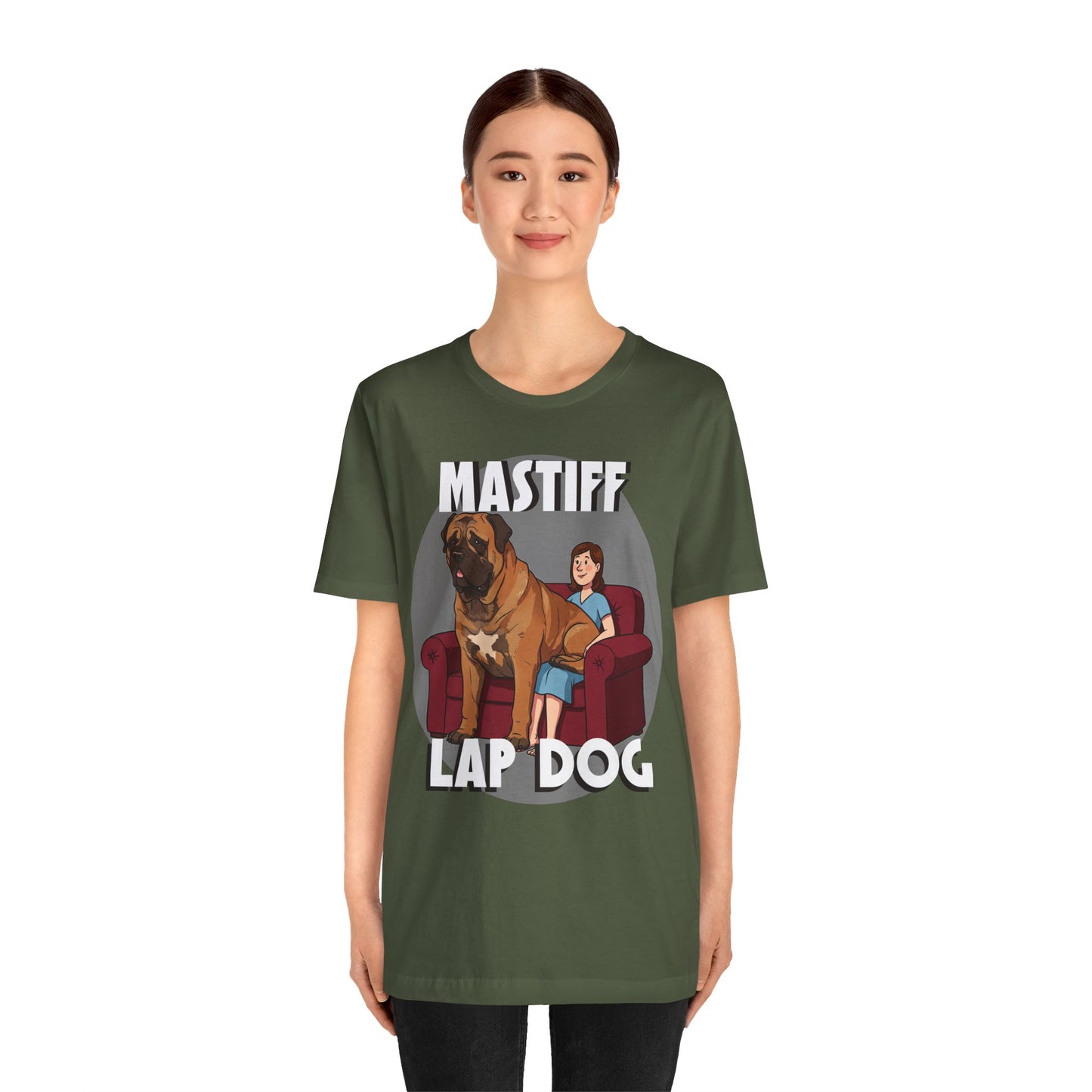 Mastiff Lap Dog T-Shirt – Hilarious and Comfy Tee for Dog Lovers - Schmartypants