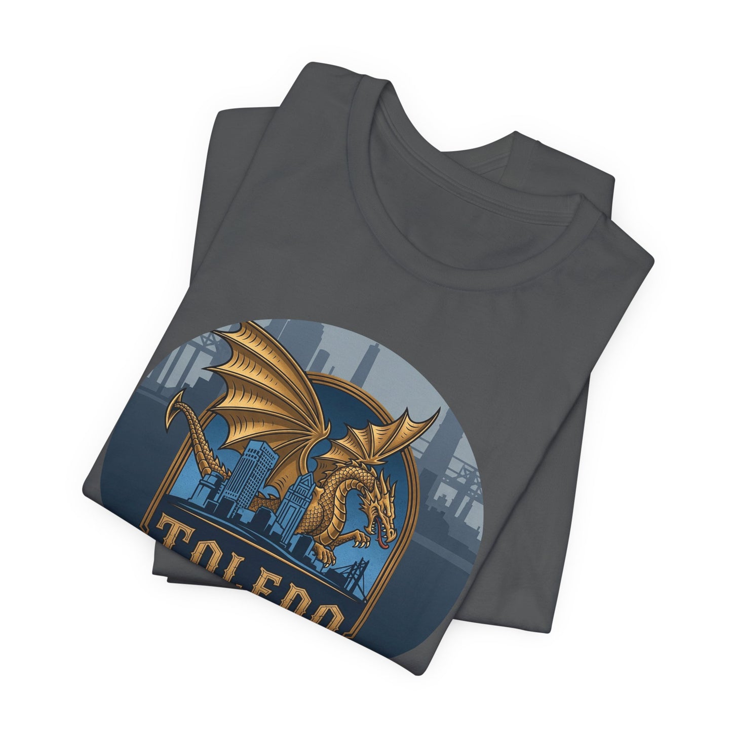 Toledo Dragon Legend T-Shirt | Unisex Jersey Tee | Perfect Gift for Fans, Festivals, and Celebrations, Casual Wear, Graphic Tee