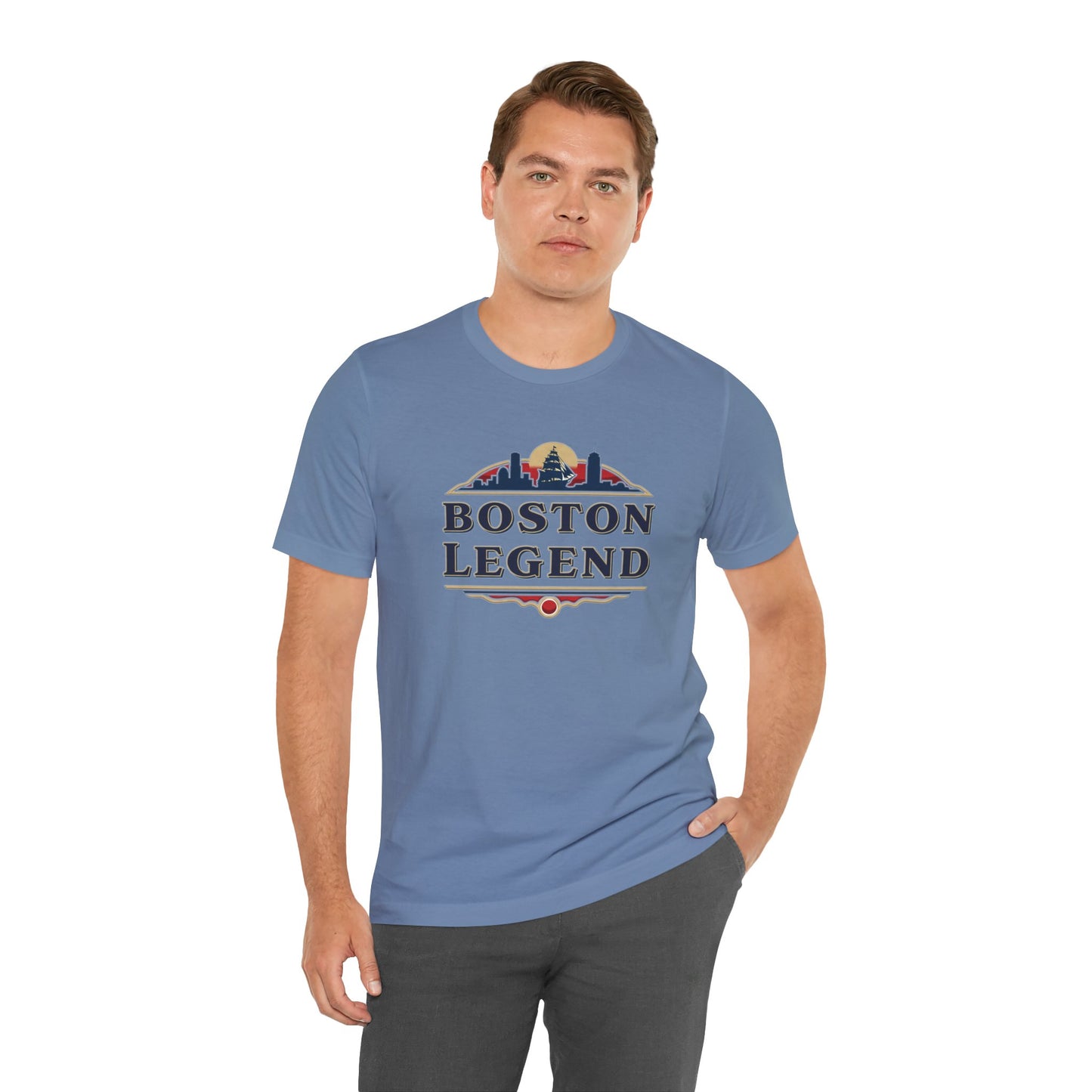 Boston Legend Unisex Tee | Casual Everyday Wear, Gift for Sports Fans, Boston Pride Shirt, Travel Souvenir, Summer Outfit