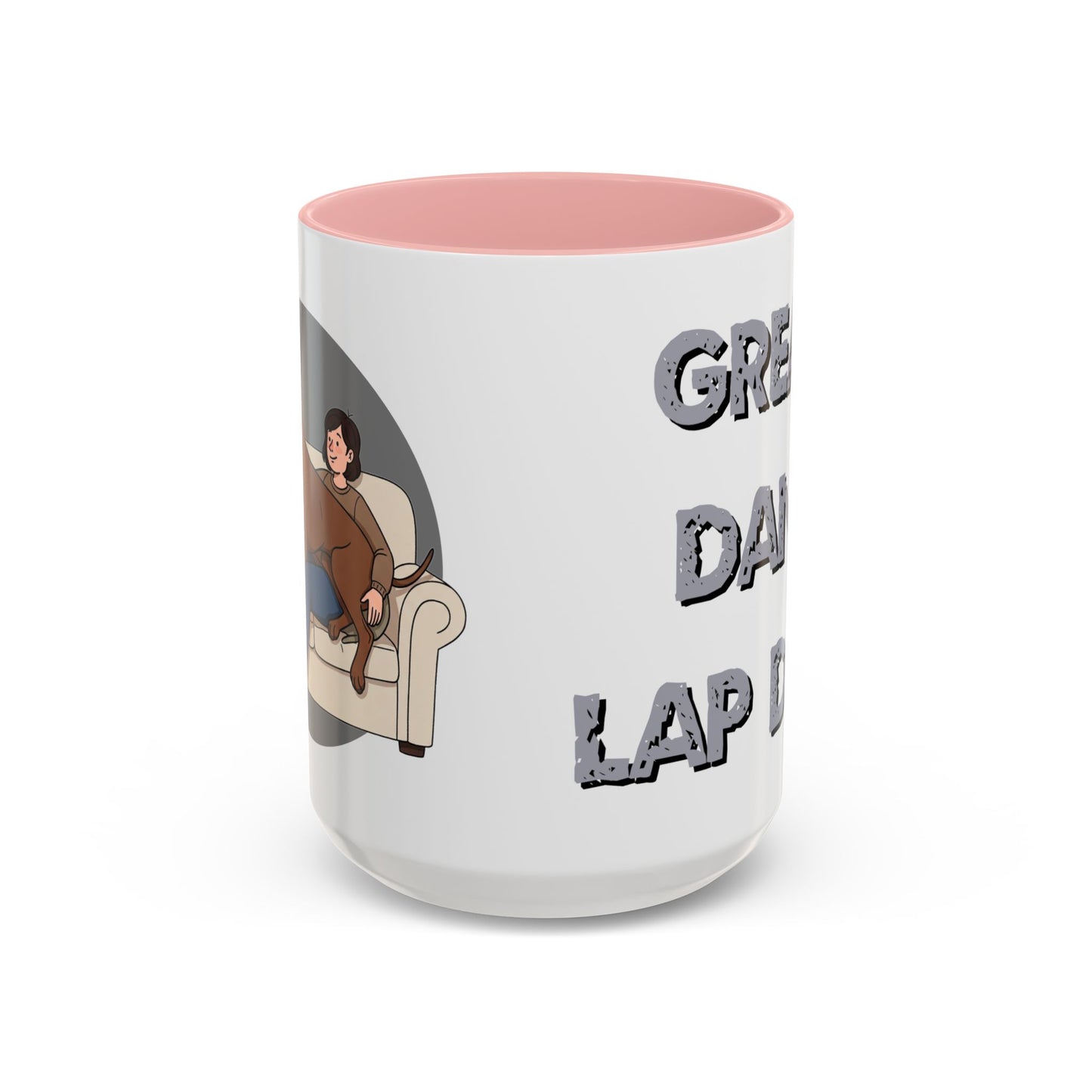 Great Dane Lap Dog Coffee Mug - Funny Pet Lover Gift - Schmartypants