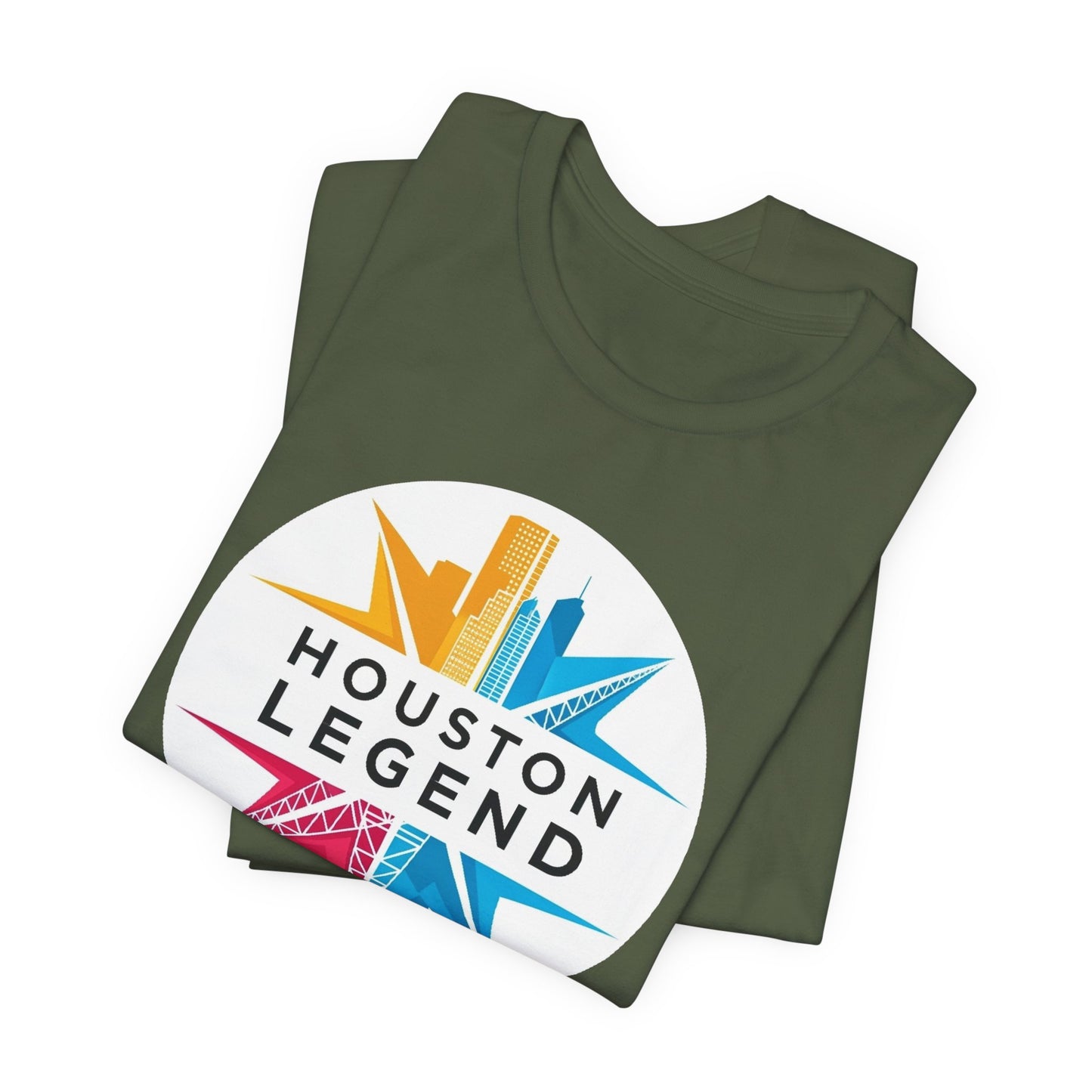 Houston Legend Short Sleeve Tee, Unisex T-Shirt, Houston Souvenir, Urban Fashion, Casual Wear, Gift for Houston Lovers