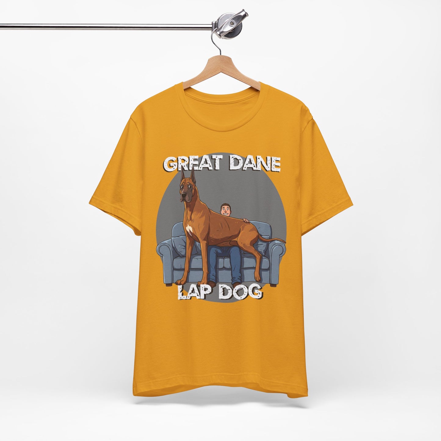 Great Dane Lap Dog Unisex Tee - Hilarious Dog Lover Graphic T-Shirt - Schmartypants