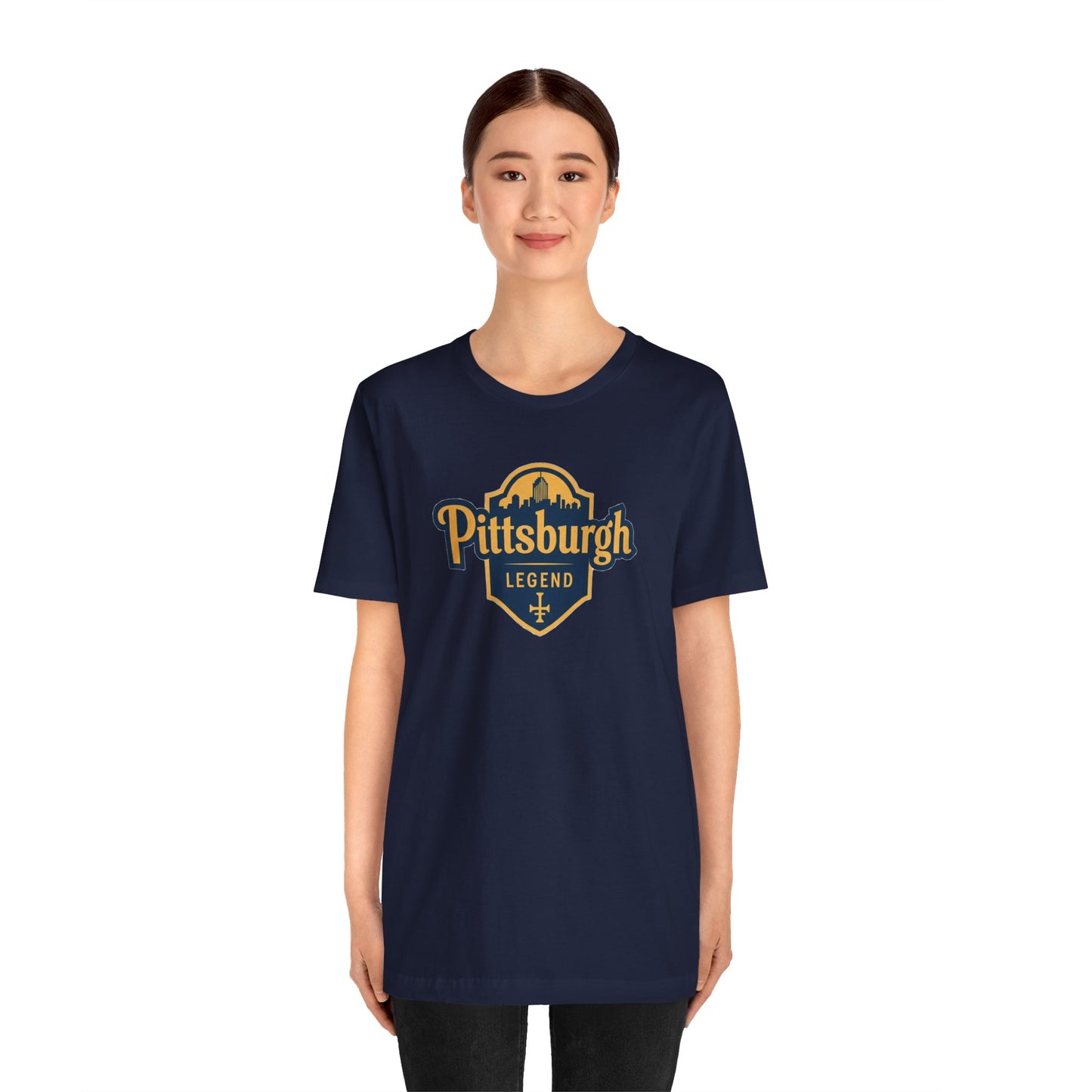 Pittsburgh Legend Tee - Unisex Jersey Short Sleeve T-Shirt, Perfect for Sports Fans, Gifts, Casual Wear, Team Spirit, Pittsburgh Souvenir Tee