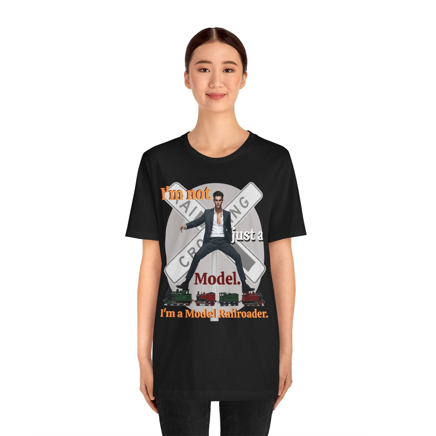 Funny Model Railroader Tee - Perfect Gift for Train Enthusiasts - Schmartypants