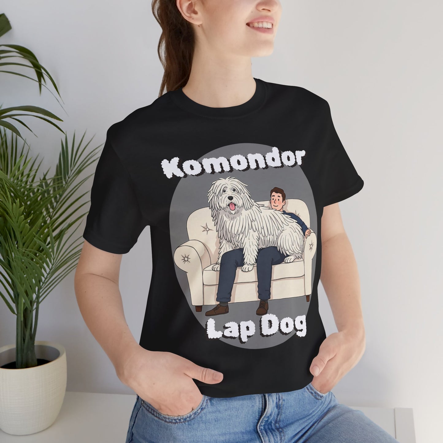 Hilarious Komondor Lap Dog Unisex Tee - Fun Pet Lover Shirt - Schmartypants