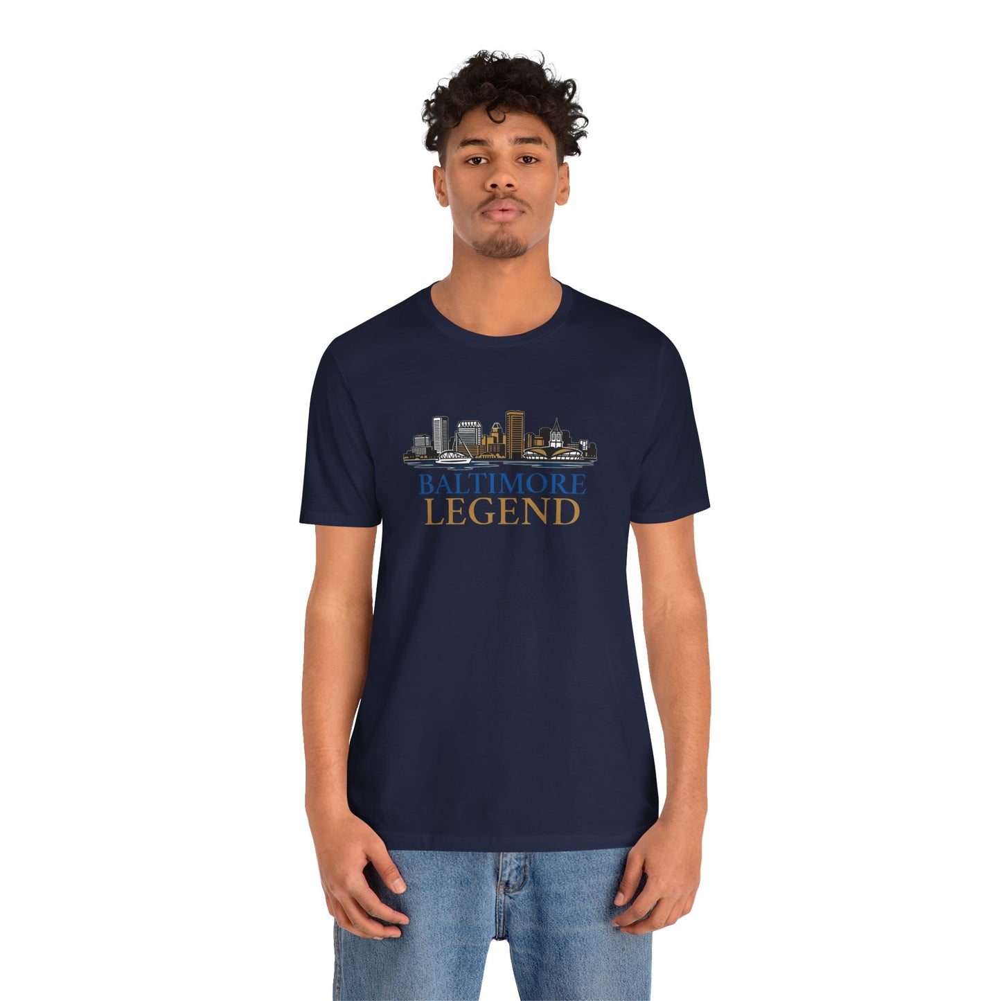 Baltimore Legend Unisex Tee, Graphic T-Shirt, Urban Style Shirt, Gift for City Lovers, Baltimore Pride Apparel, Baltimore Souvenir Shirt
