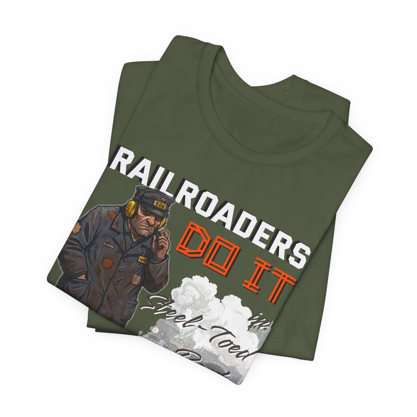 Funny Railroader Shirt, Train Lover Gift, Railroad Employee Tee, Conductor Gift, Railway Worker Shirt