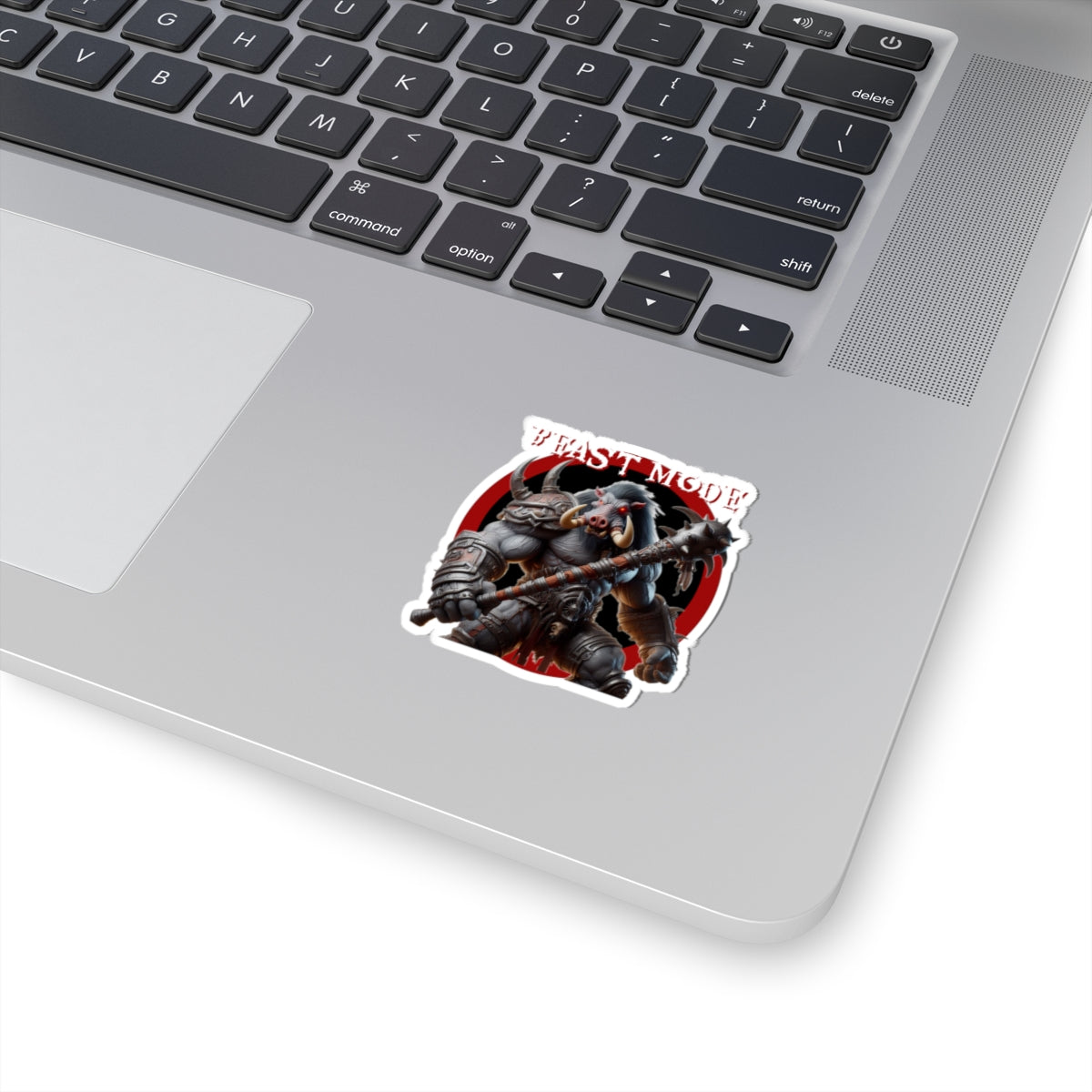 Beast Mode Kiss-Cut Stickers – Perfect for Gamers & Workout Enthusiasts - Schmartypants