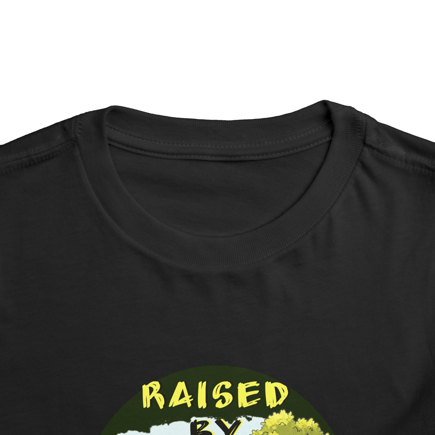 Toddler Short Sleeve Tee - Cute, Funny 'Raised by Kangaroos' Design - Schmartypants