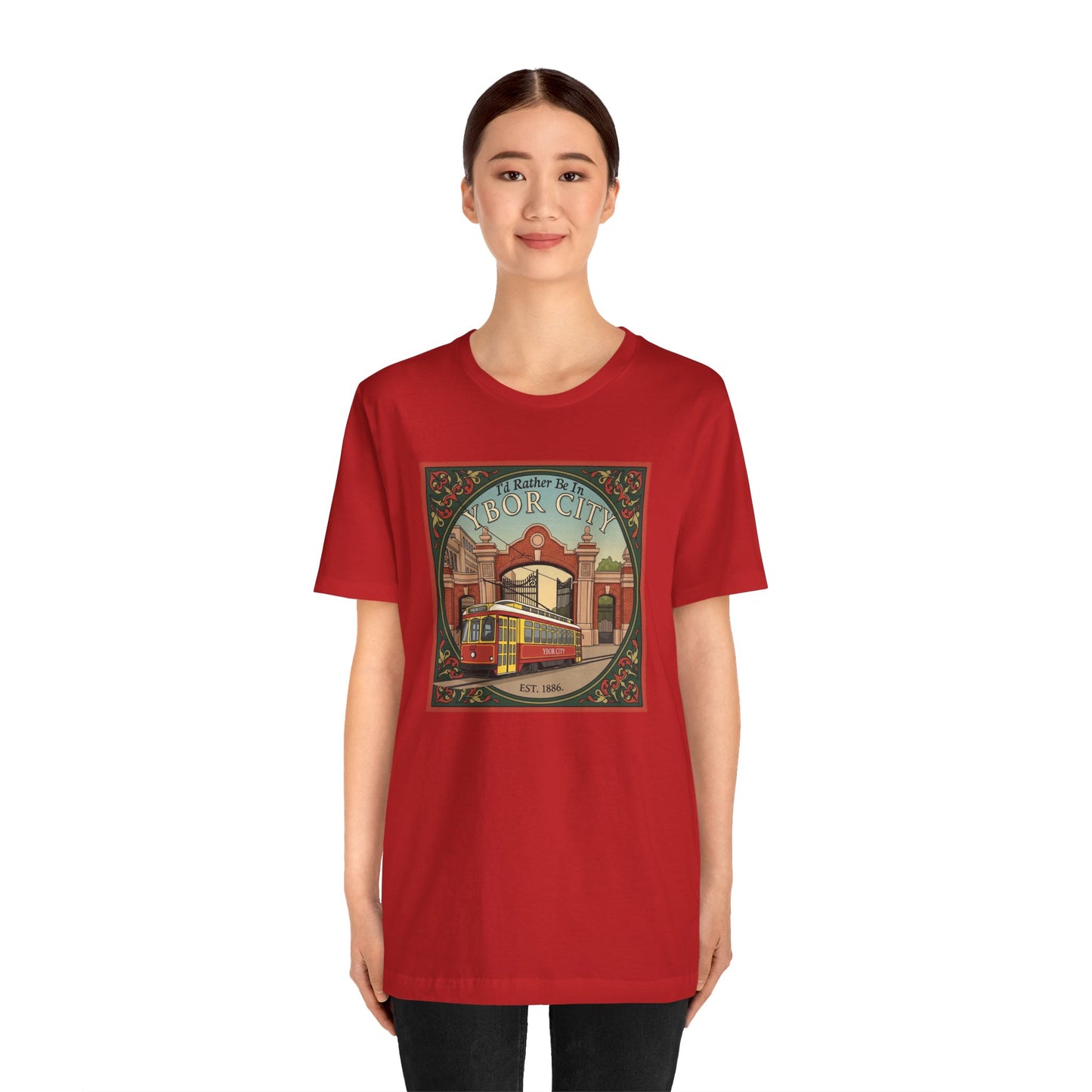 Ybor City Vintage Tee, Tampa Florida Arts District Unisex Shirt, Music Lovers Gift, Retro Style T-shirt, Hipster Clothing