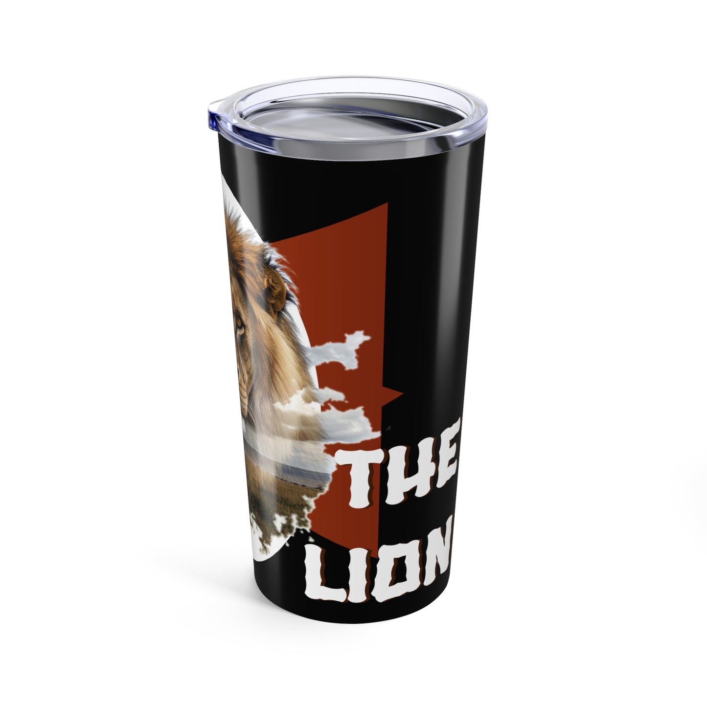 Listen to the Lion 20oz Tumbler - Inspiring Wildlife Travel Mug, Gift for Van Morrison Music Lovers - Schmartypants