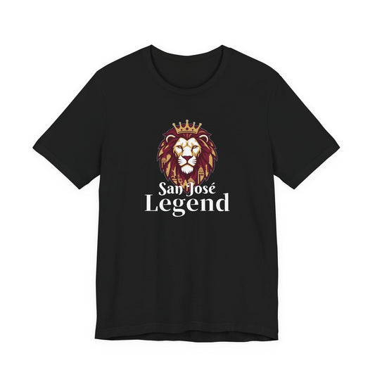 San José Legend Tee - Unisex Jersey Short Sleeve T-Shirt, San José Souvenir Tee, Birthday Apparel, Sports Fan Shirt, Casual Wear
