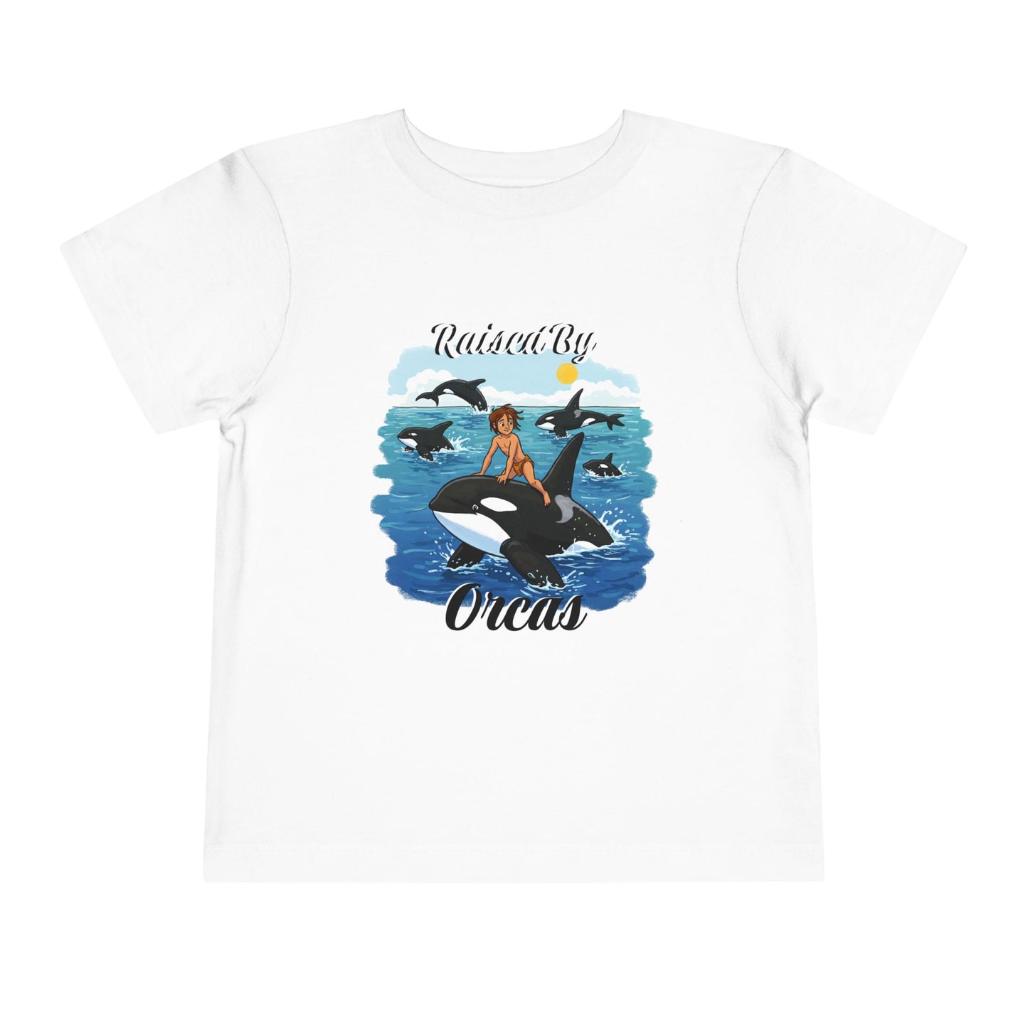 Orca Adventure Toddler Tee, Kids Ocean Shirt, Nautical Toddler Tee, Beach Day Outfit, Animal Lover Gift
