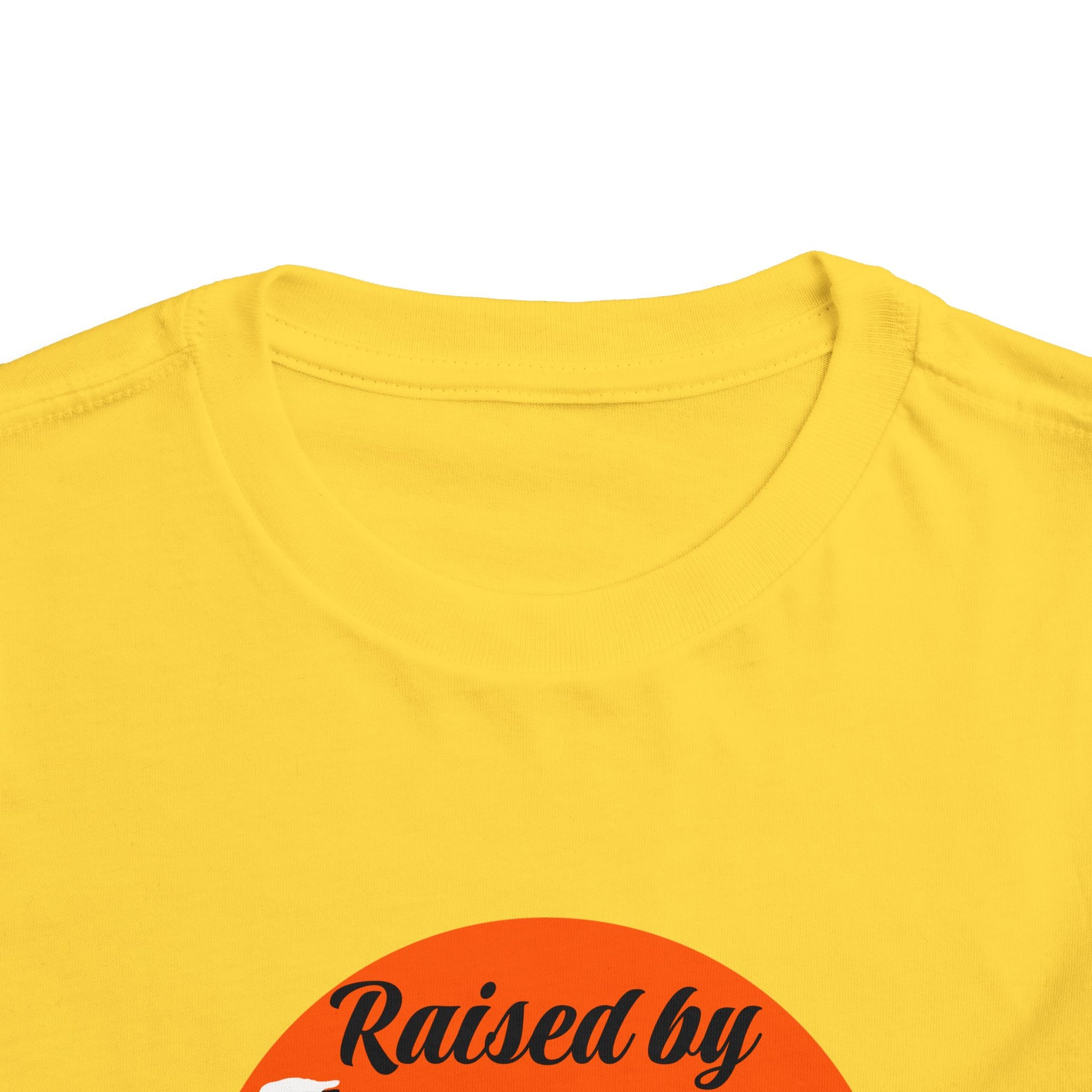 Toddler Short Sleeve Tee - Raised by Cheetahs Funny Adventure Shirt for Girls, Toddlers - Schmartypants