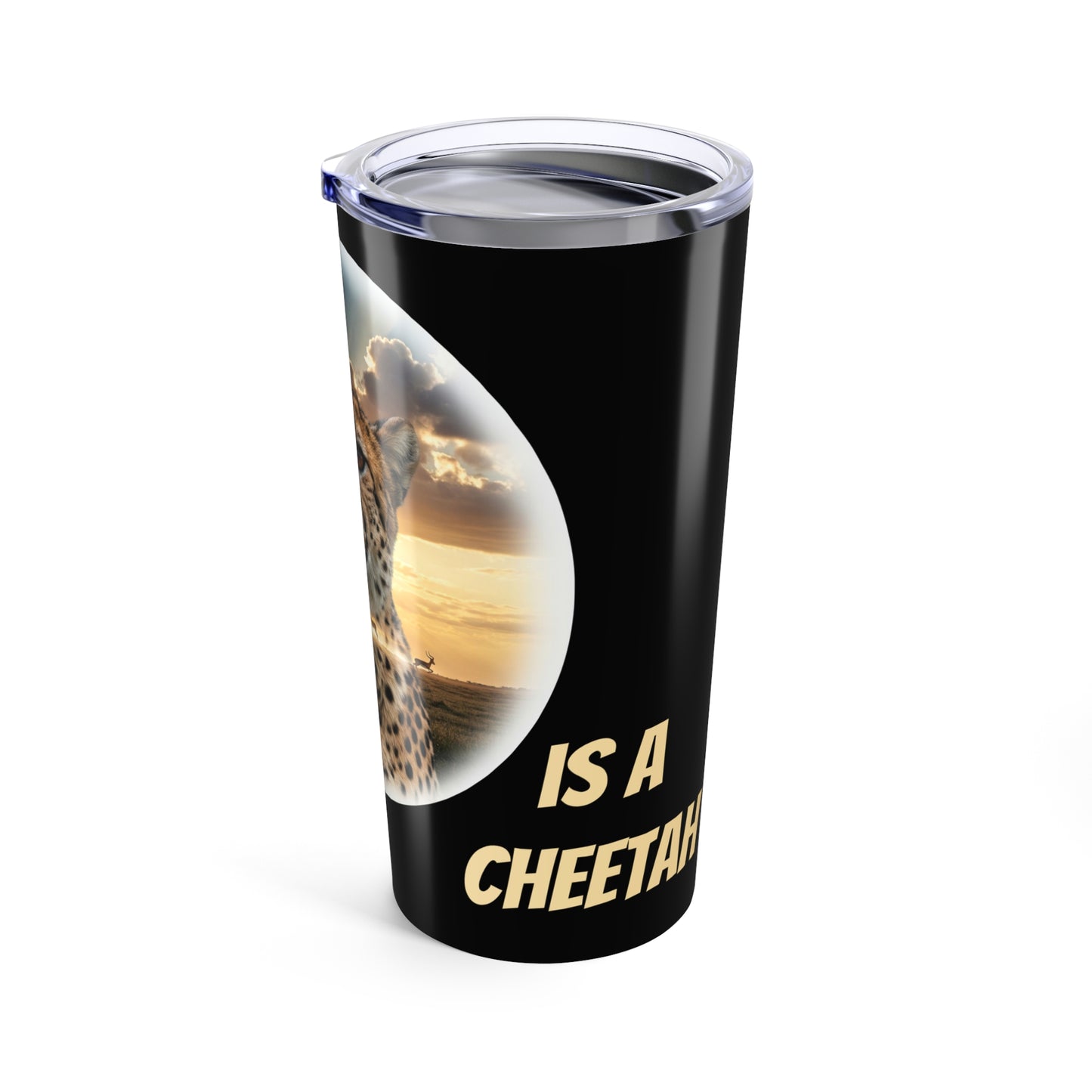 Cheetah Spirit Animal Tumbler 20oz - Inspiring Travel Mug for Animal Lovers - Schmartypants