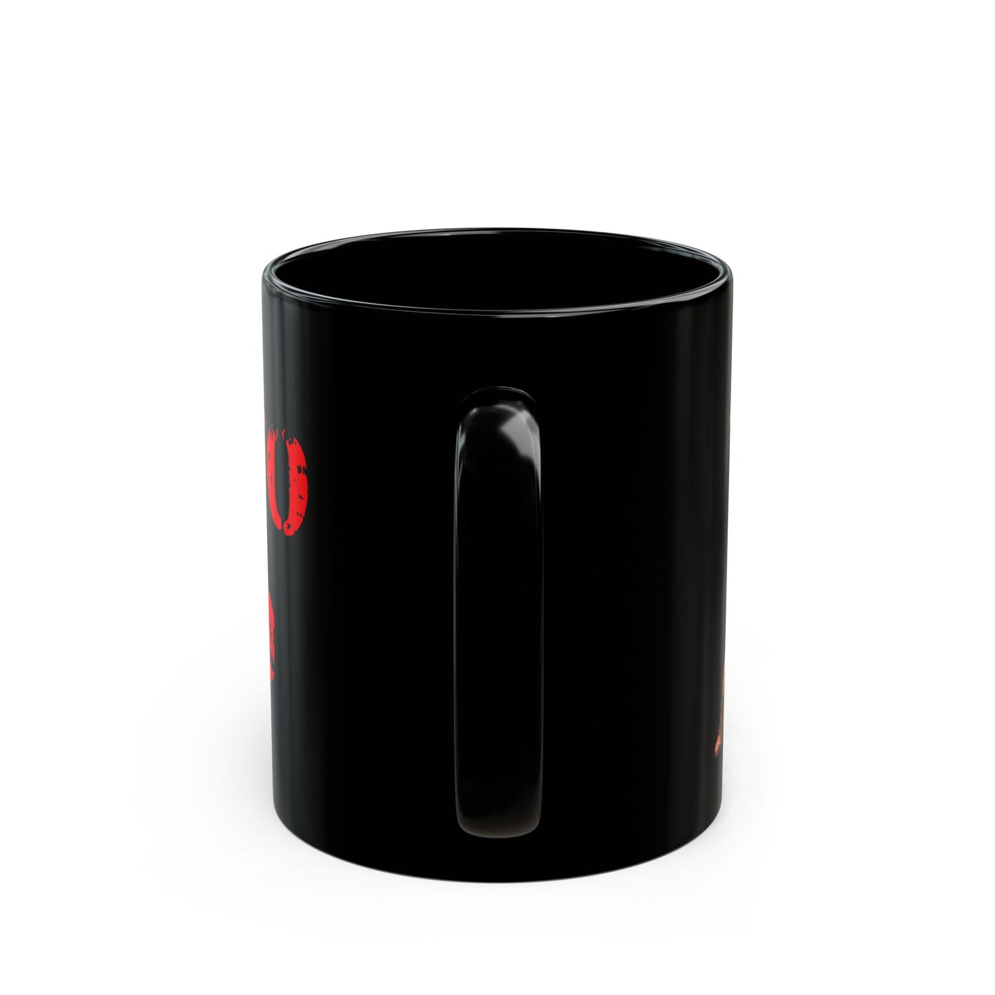 Rock & Roll Banjo God Mug - Black 11oz & 15oz Coffee Cups - Funny Banjo Player - Schmartypants