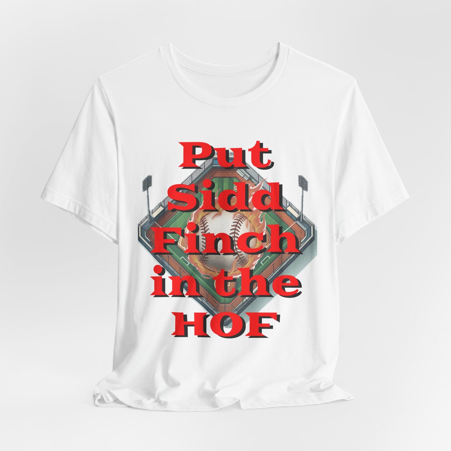 Baseball Fantasy Satirical Shirt, Funny Sports Tee, Mythological Fireballing Pitcher Gift, Sidd Finch April Fool's Joke, Unisex Jersey