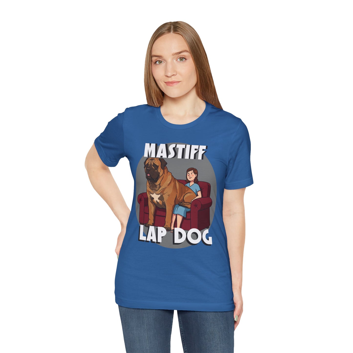 Mastiff Lap Dog T-Shirt – Hilarious and Comfy Tee for Dog Lovers - Schmartypants