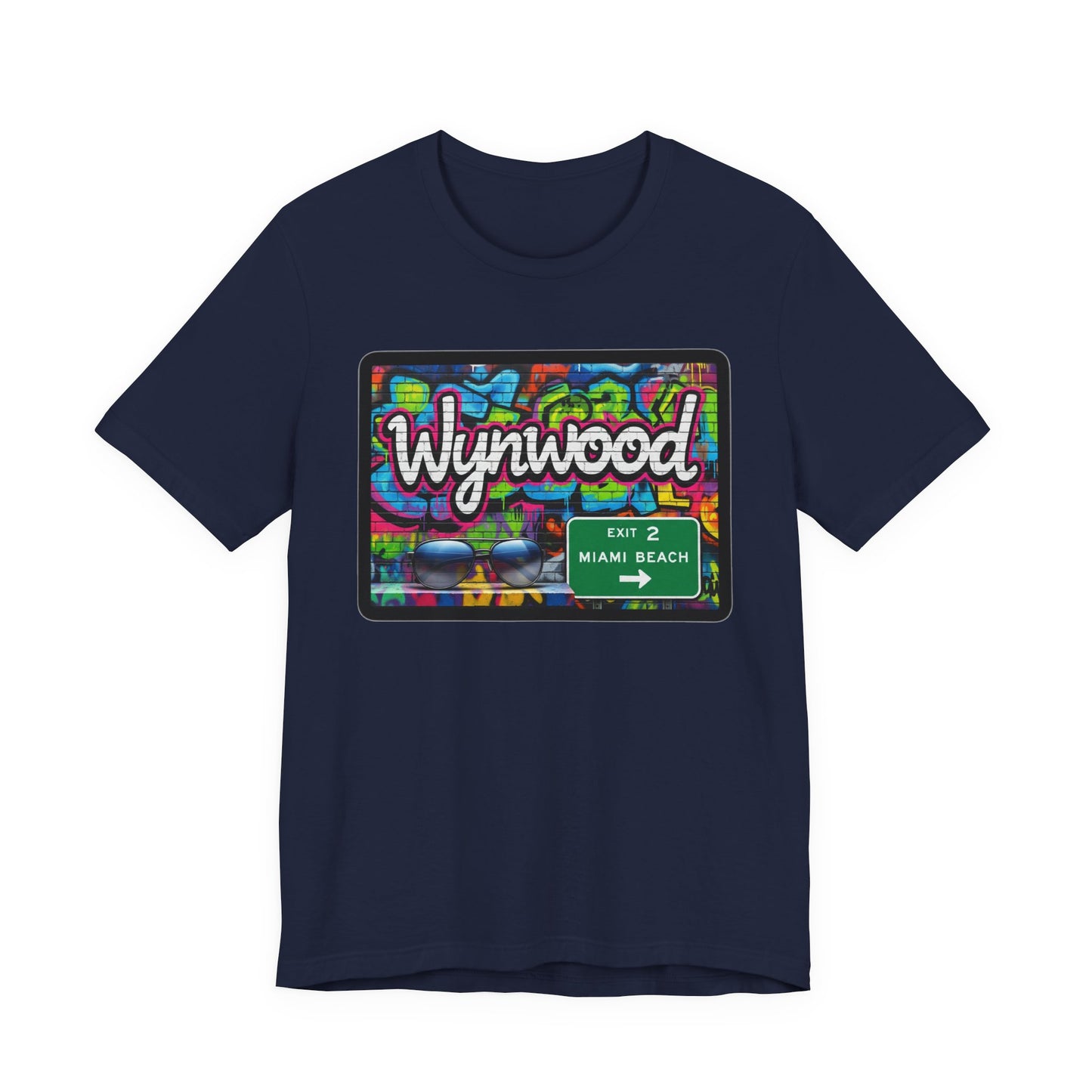 Wynwood Art Scene Tee, Unisex Graphic T-Shirt, Miami Beach Gift, Street Art Apparel, Casual Wear, Travel Inspiration