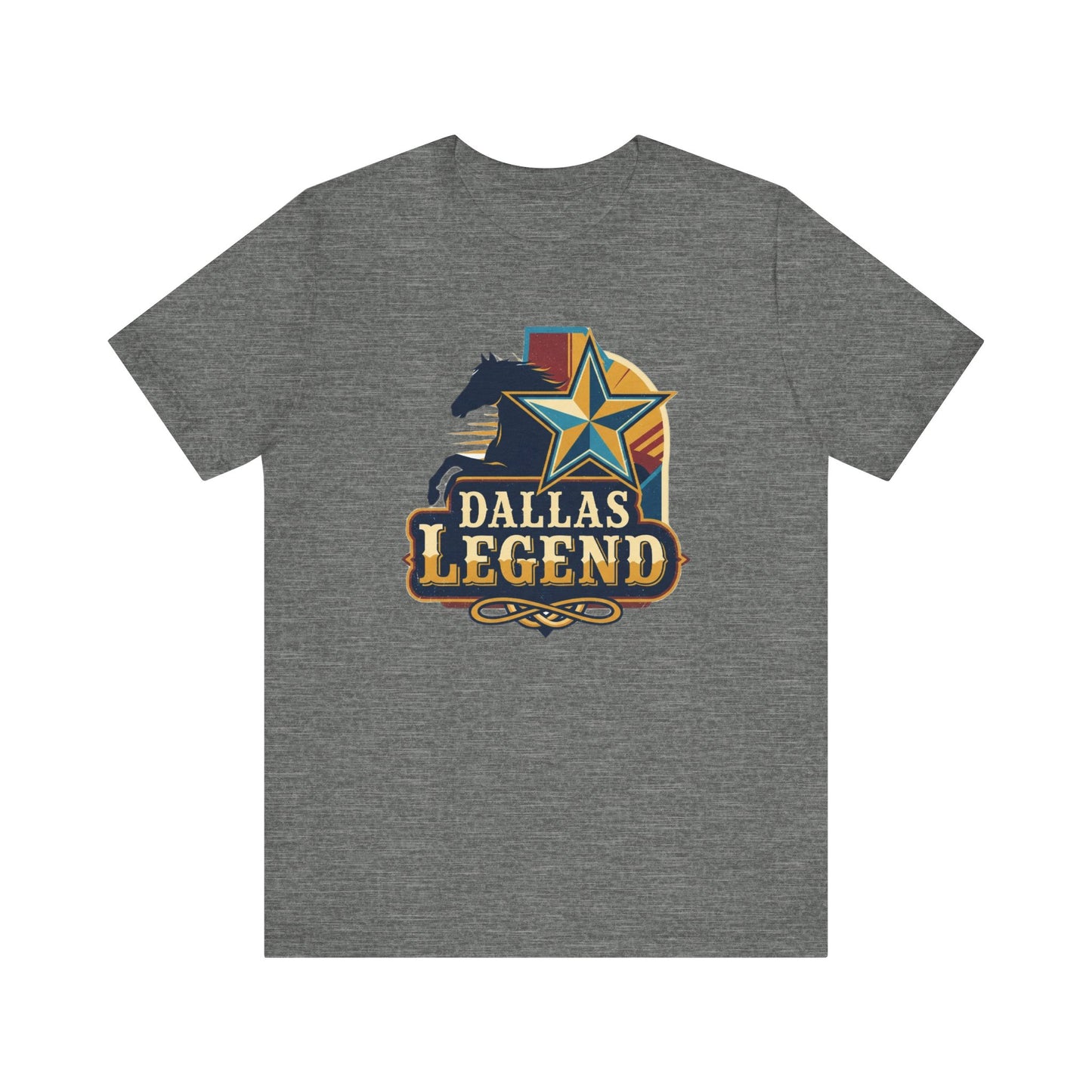Dallas Legend Unisex Jersey Tee - Casual Style, Gift for Sports Fans, Comfort Wear, Game Day Apparel, Unique Shirt Design