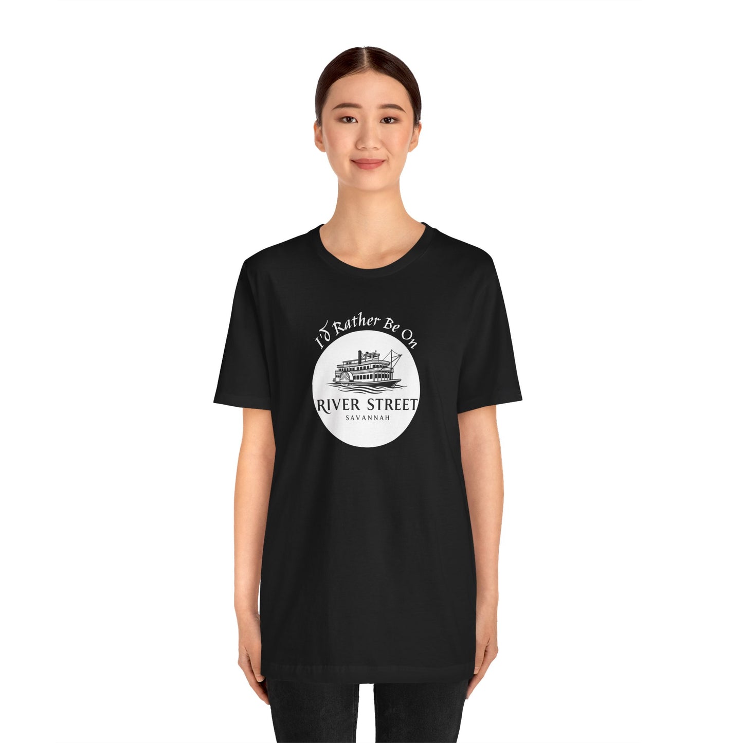 Savannah River Street Tee - I'd Rather Be On River Street, Casual T-Shirt, Travel Lover Gift, Summer Wear, Vacation Apparel, Unique Souvenir