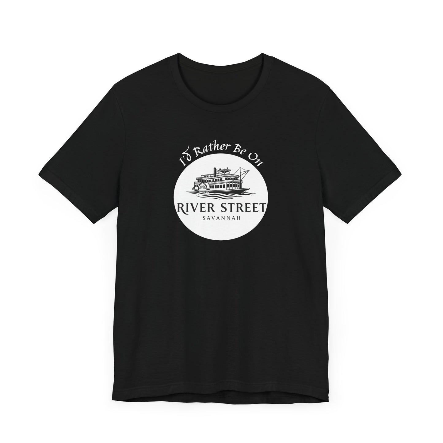 Savannah River Street Tee - I'd Rather Be On River Street, Casual T-Shirt, Travel Lover Gift, Summer Wear, Vacation Apparel, Unique Souvenir