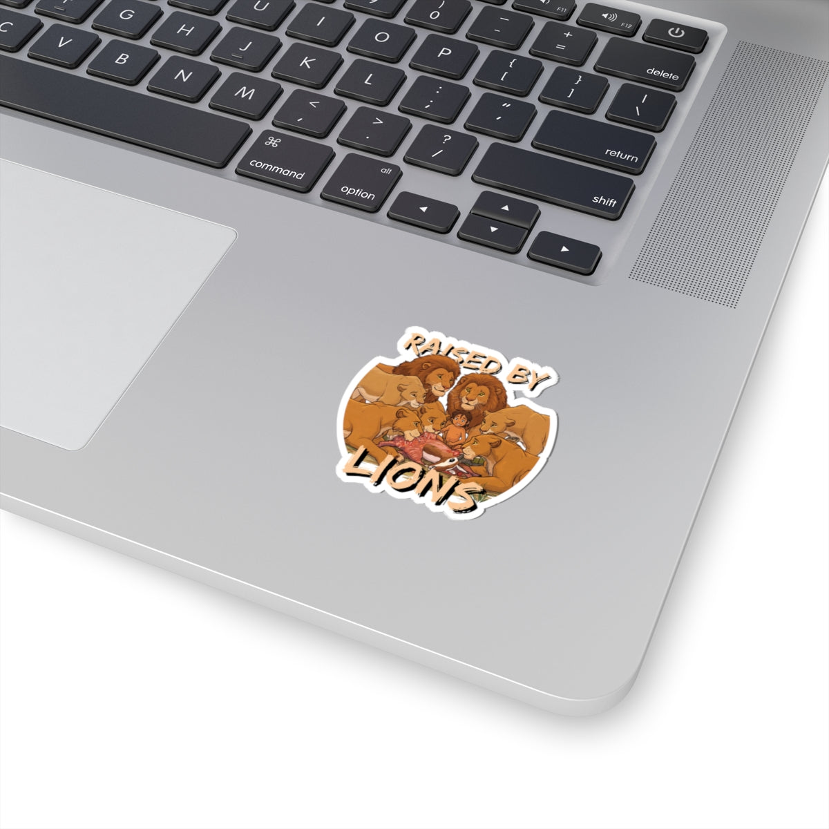 Raised by Lions Kiss-Cut Stickers - Embrace Adventure & Wilderness - Schmartypants