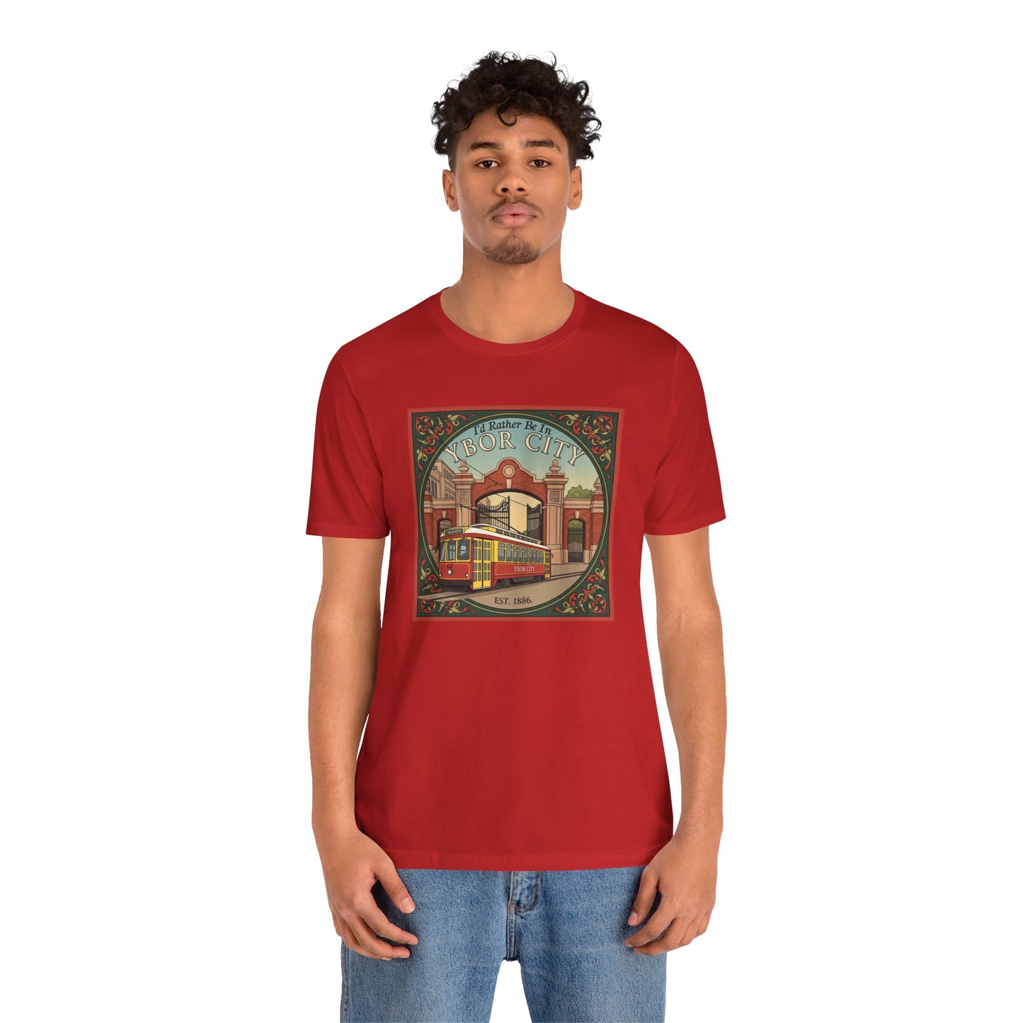 Ybor City Vintage Tee, Tampa Florida Arts District Unisex Shirt, Music Lovers Gift, Retro Style T-shirt, Hipster Clothing