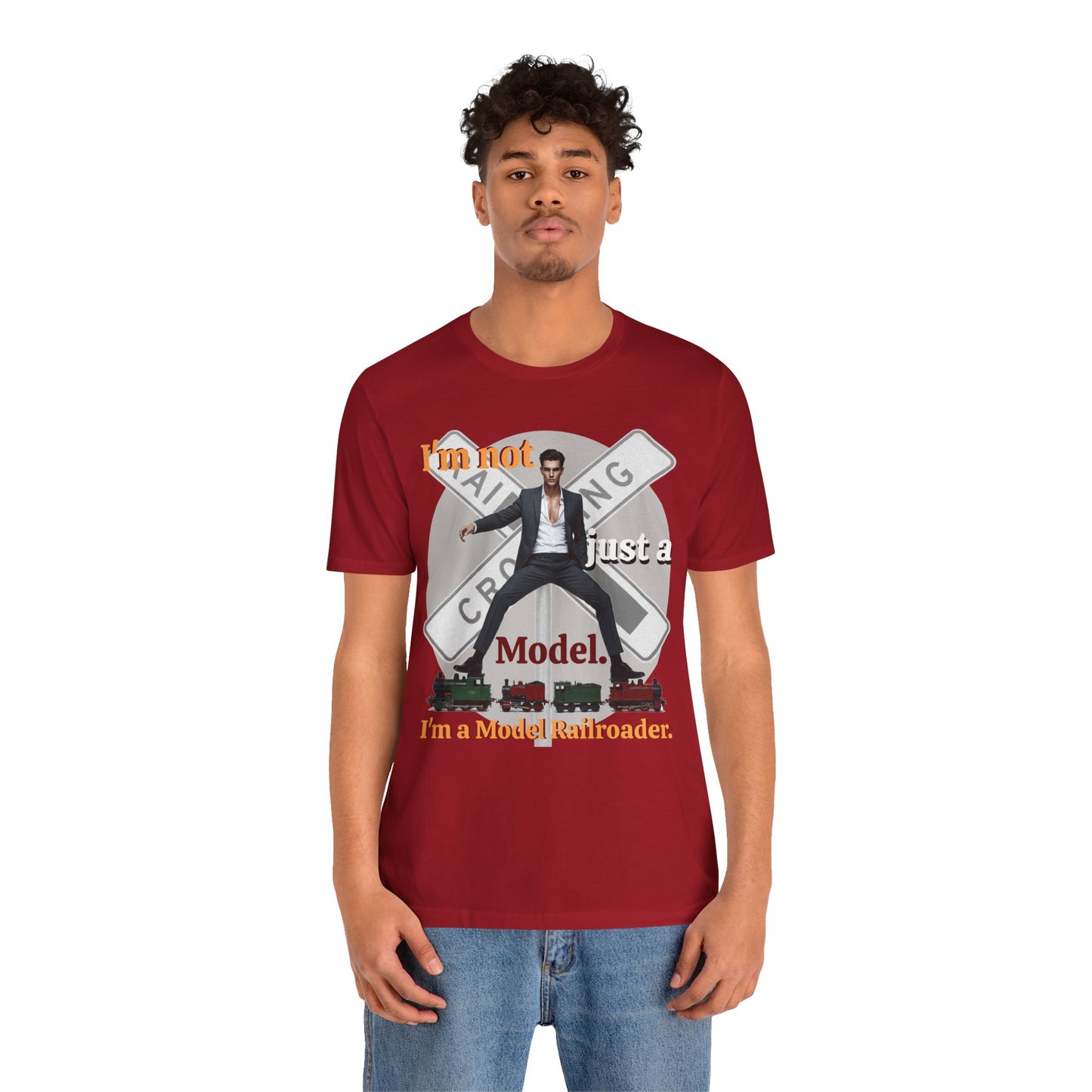 Funny Model Railroader Tee - Perfect Gift for Train Enthusiasts - Schmartypants