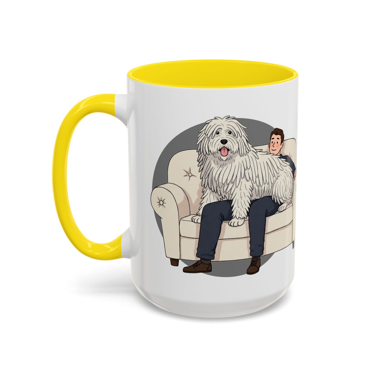 Komondor Lap Dog Coffee Mug - Funny Animal Lover Gift - Schmartypants