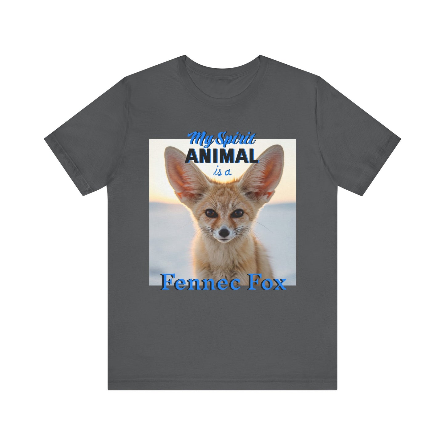 Fennec Fox Spirit Animal Tee - Unisex Short Sleeve Shirt - Fox Lovers - Schmartypants