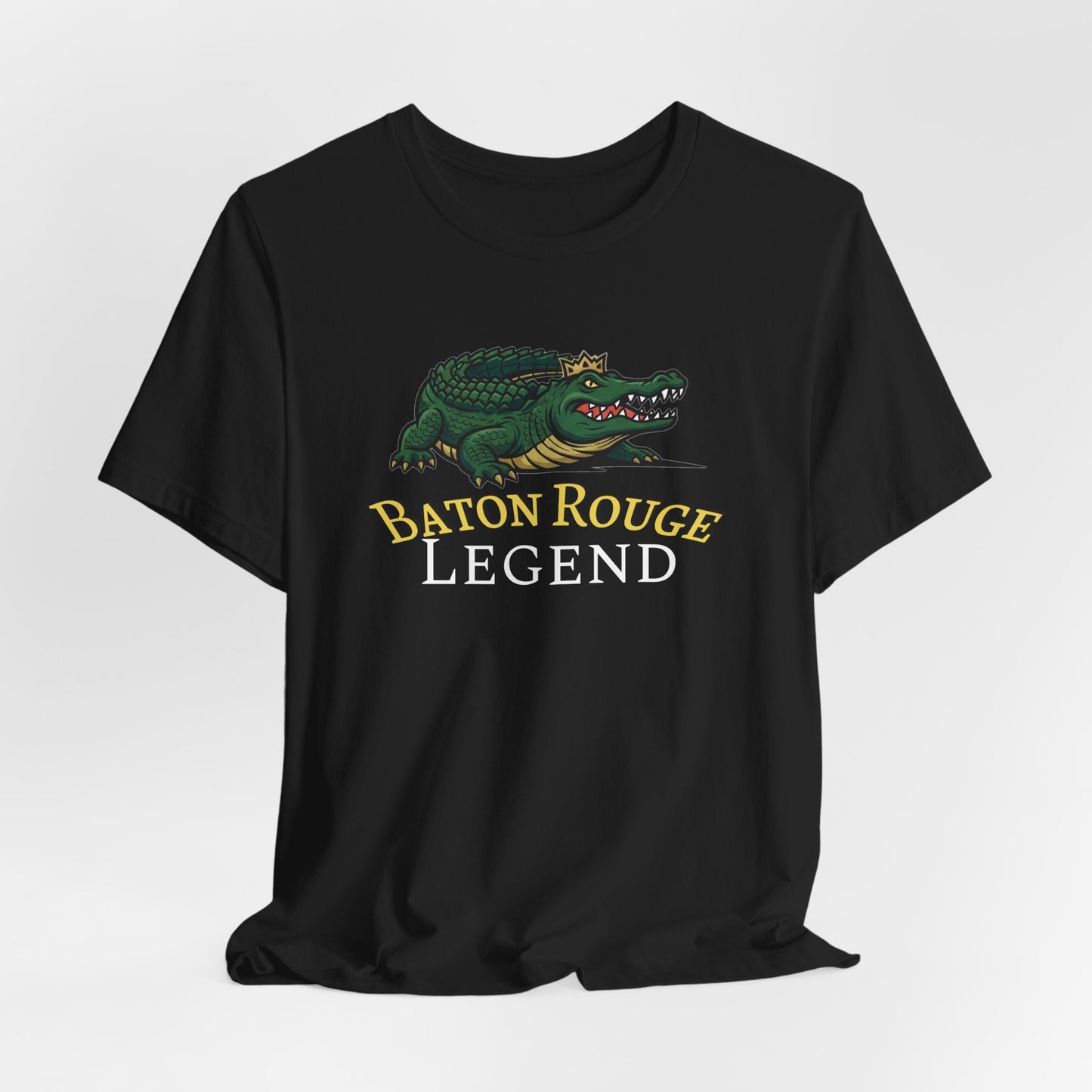 Baton Rouge Legend Tee, Unisex Graphic T-Shirt, Casual Wear, Gift Idea for College Students, Souvenir Apparel