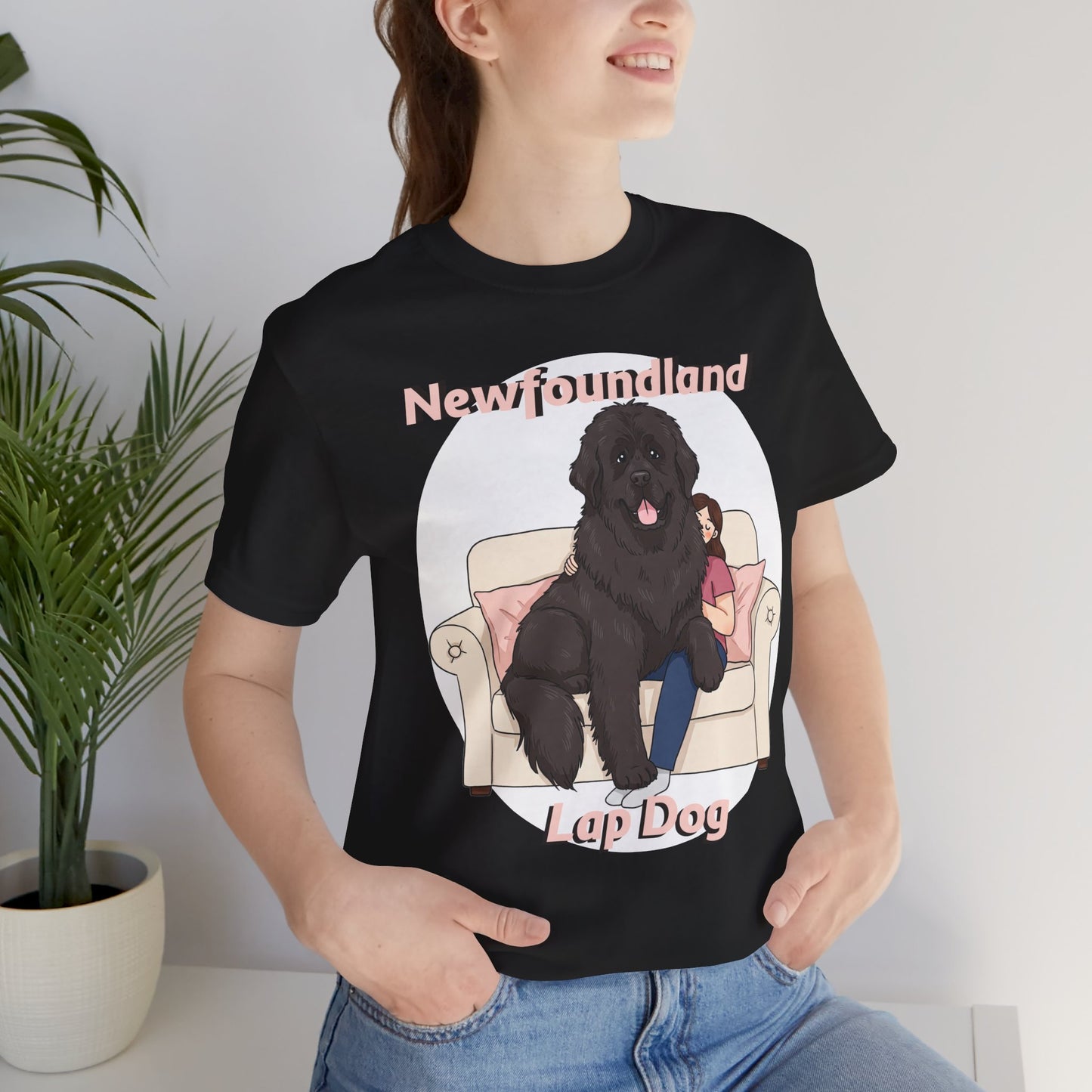 Newfoundland Lap Dog Unisex Tee - Funny Dog Lover Shirt - Schmartypants